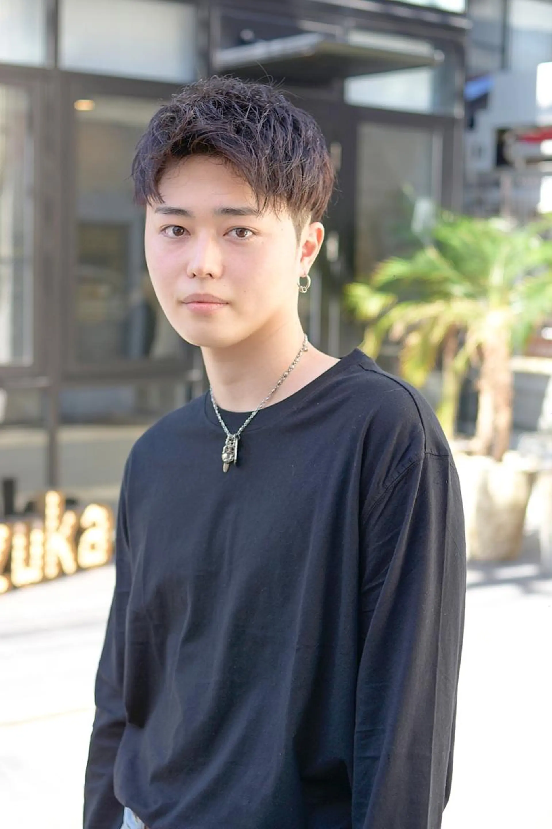 ミディアム カラー ba-boo 広島のヘアスタイル