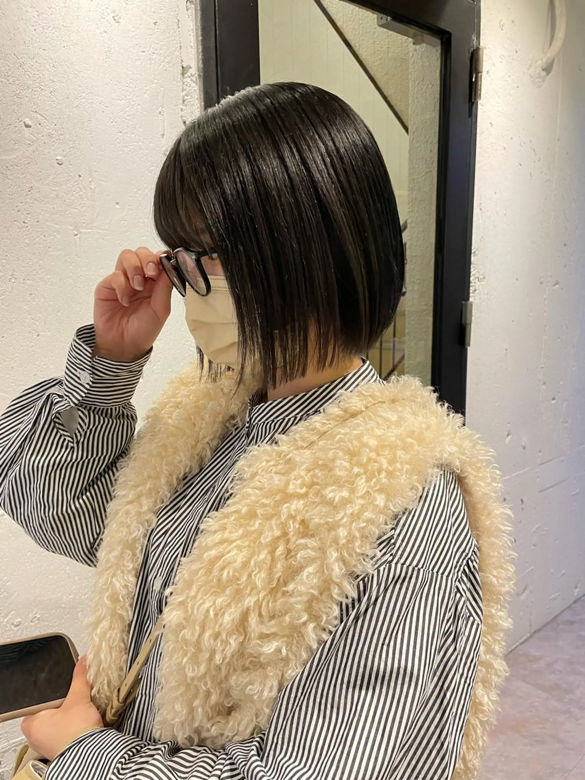 ショート ボブ EIGHT 中川原 菜々子のヘアスタイル