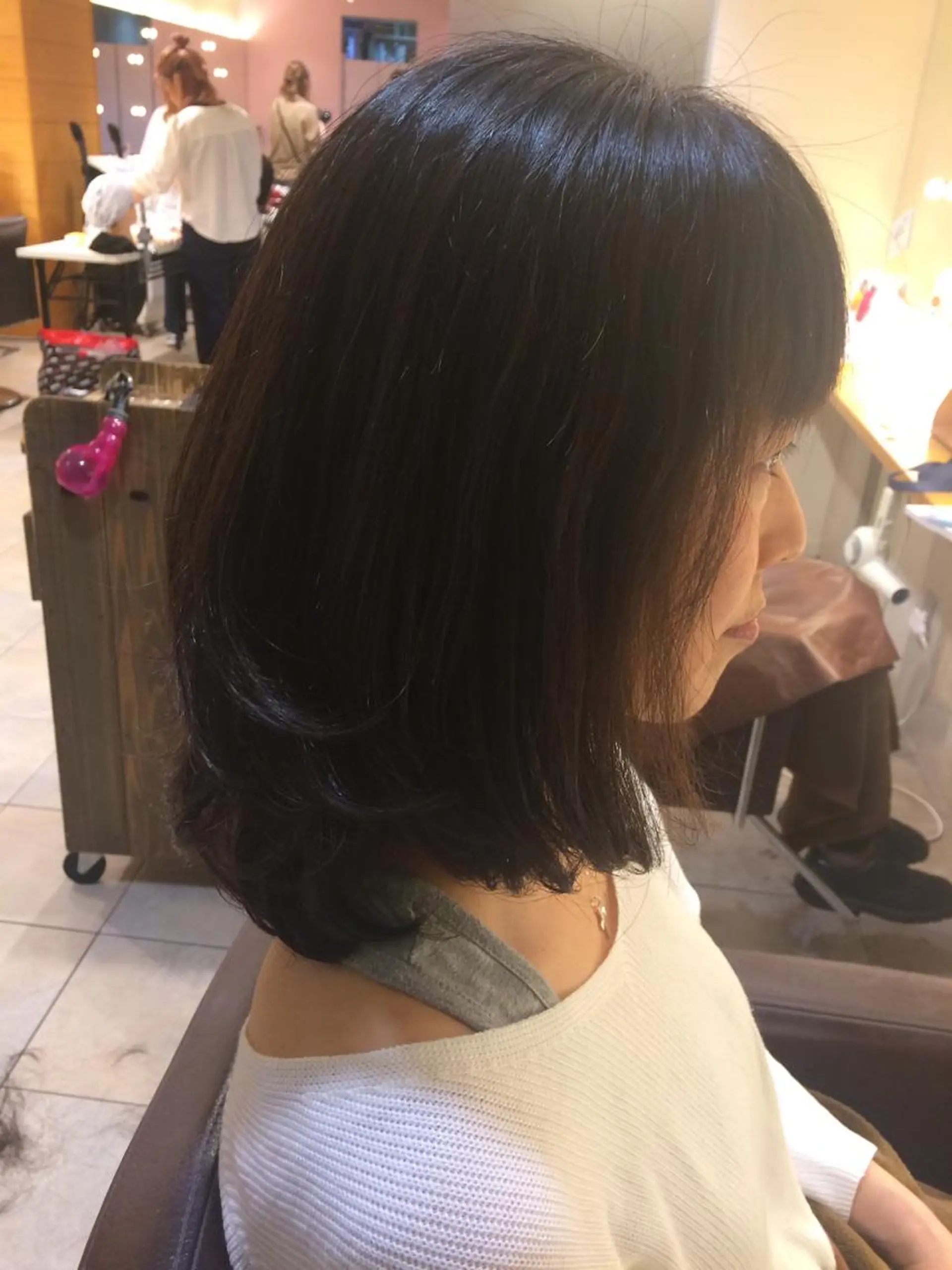 ミディアム カラー パーマ ヘアアレンジ メンズパーマの巨匠 鈴木純のヘアスタイル