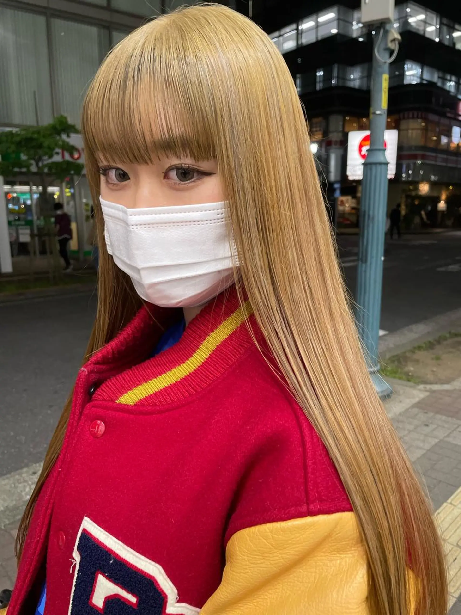 ロング カラー ベージュカラー ダブルカラー ハイトーンカラー ヘアカラー トリートメント 韓国ヘア🦋 MIYUのヘアスタイル