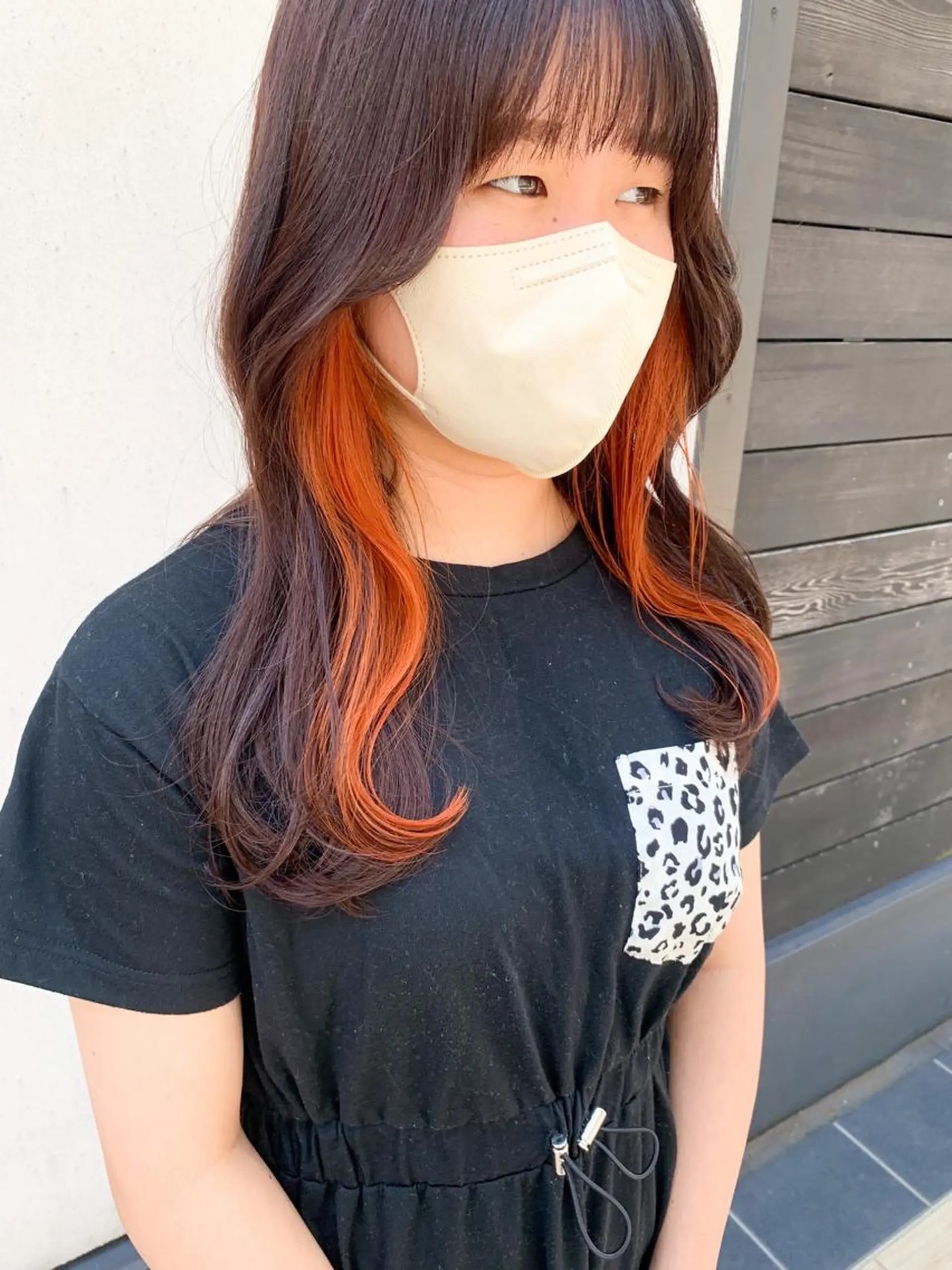 ロング カラー ヘアアレンジ ヘアカラー トリートメント yuka .のヘアスタイル