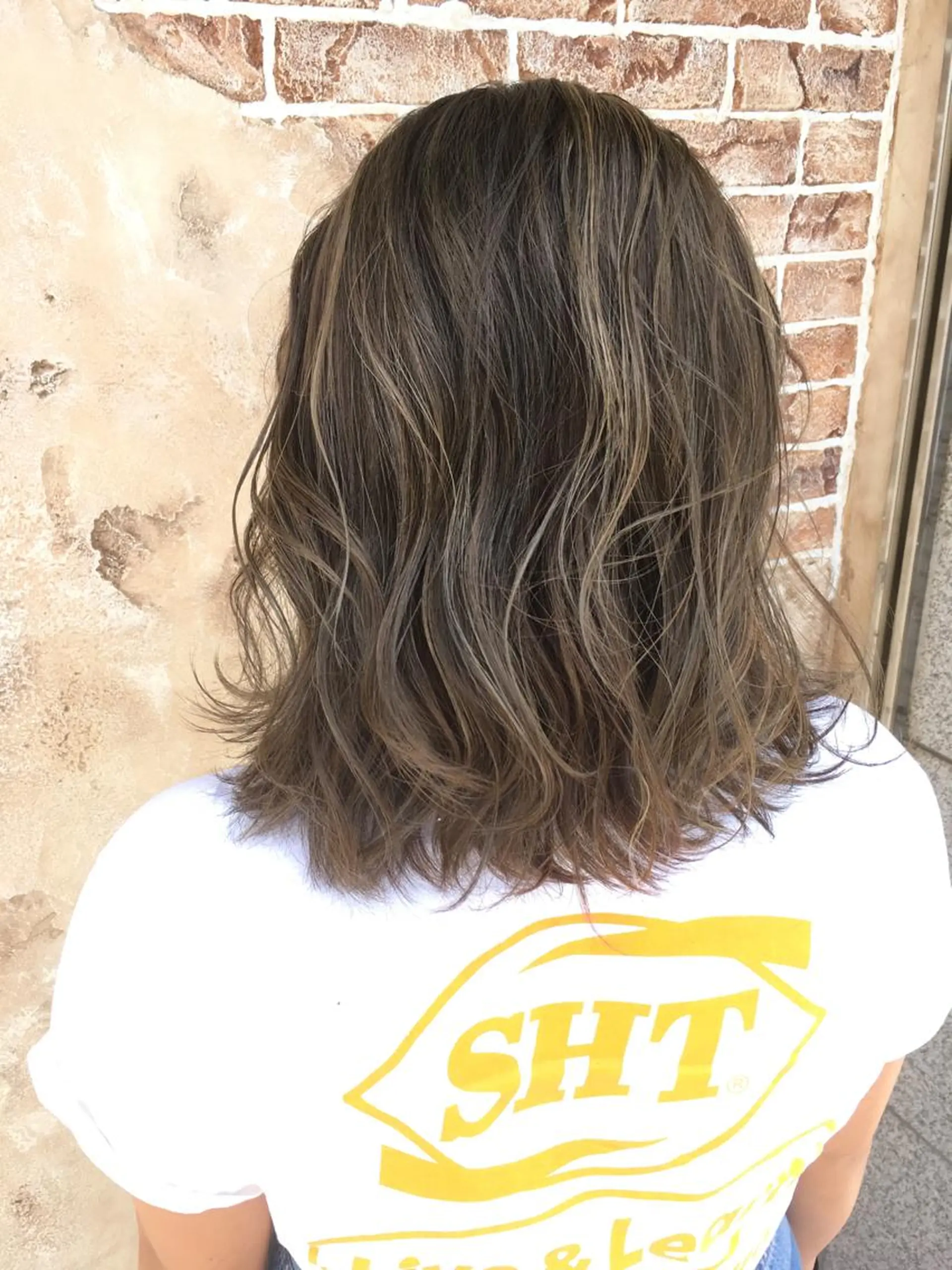 ミディアム カラー ハイライトカラー ハイライト anno hair salon所属・艶カラー/ Nanamiのヘアスタイル