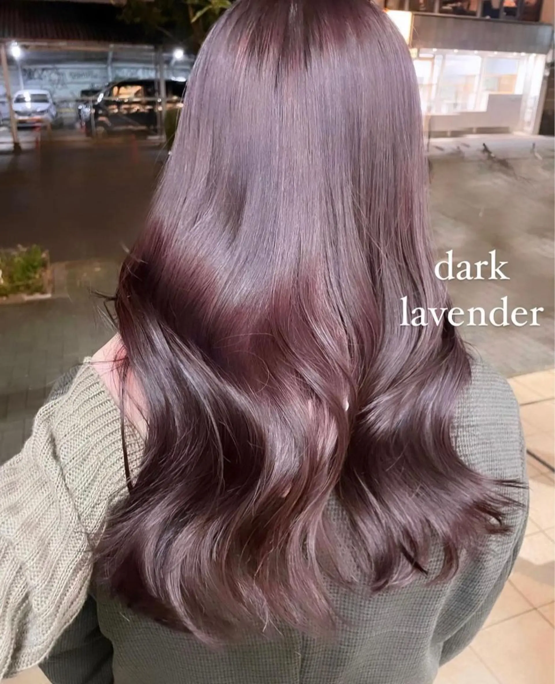 セミロング カラー SALOWIN 栄所属・河西 彩香/ブリーチカラーのヘアスタイル