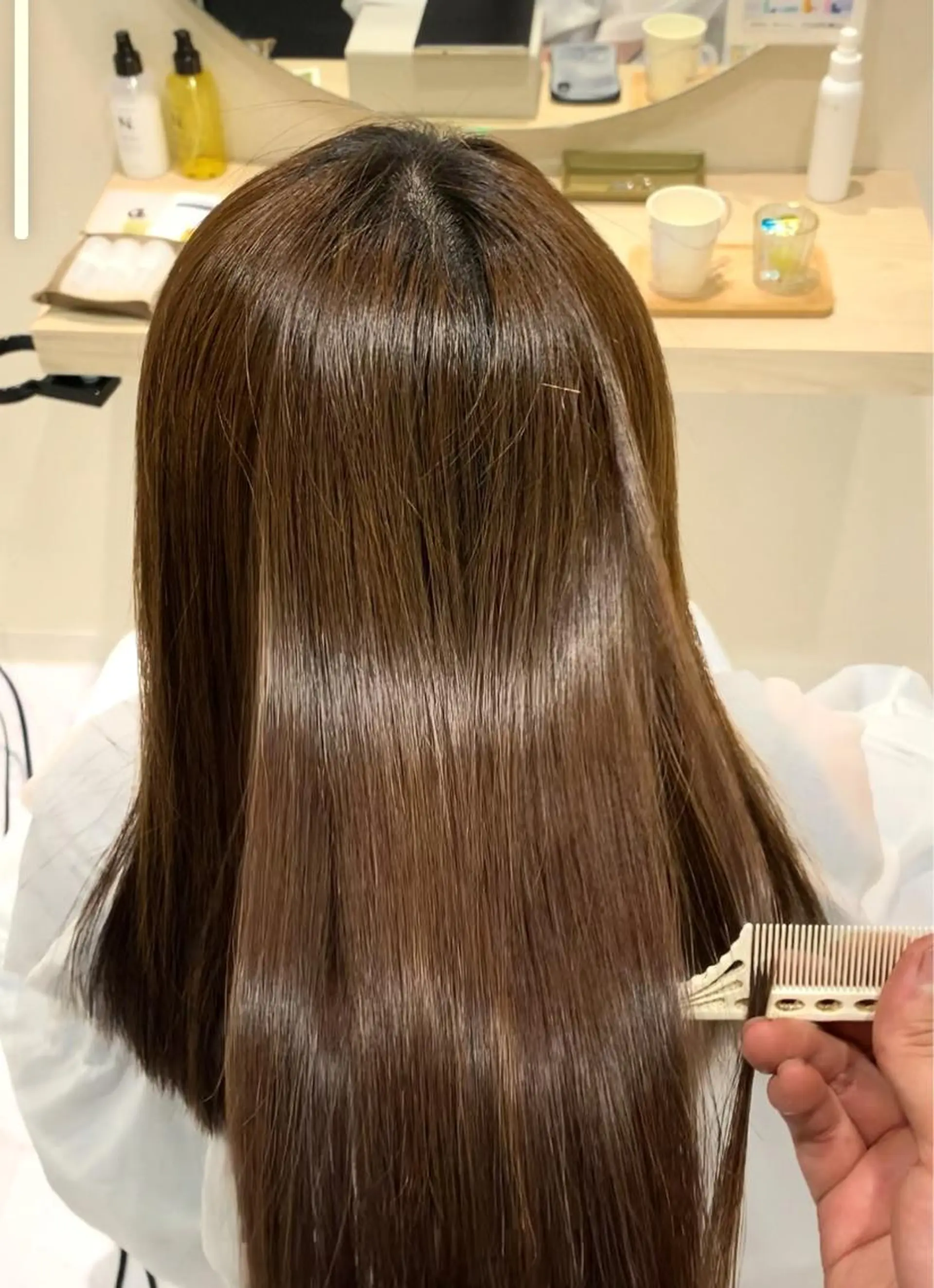 ミディアム カット ヘアカラー トリートメント 丹野 圭太のヘアスタイル