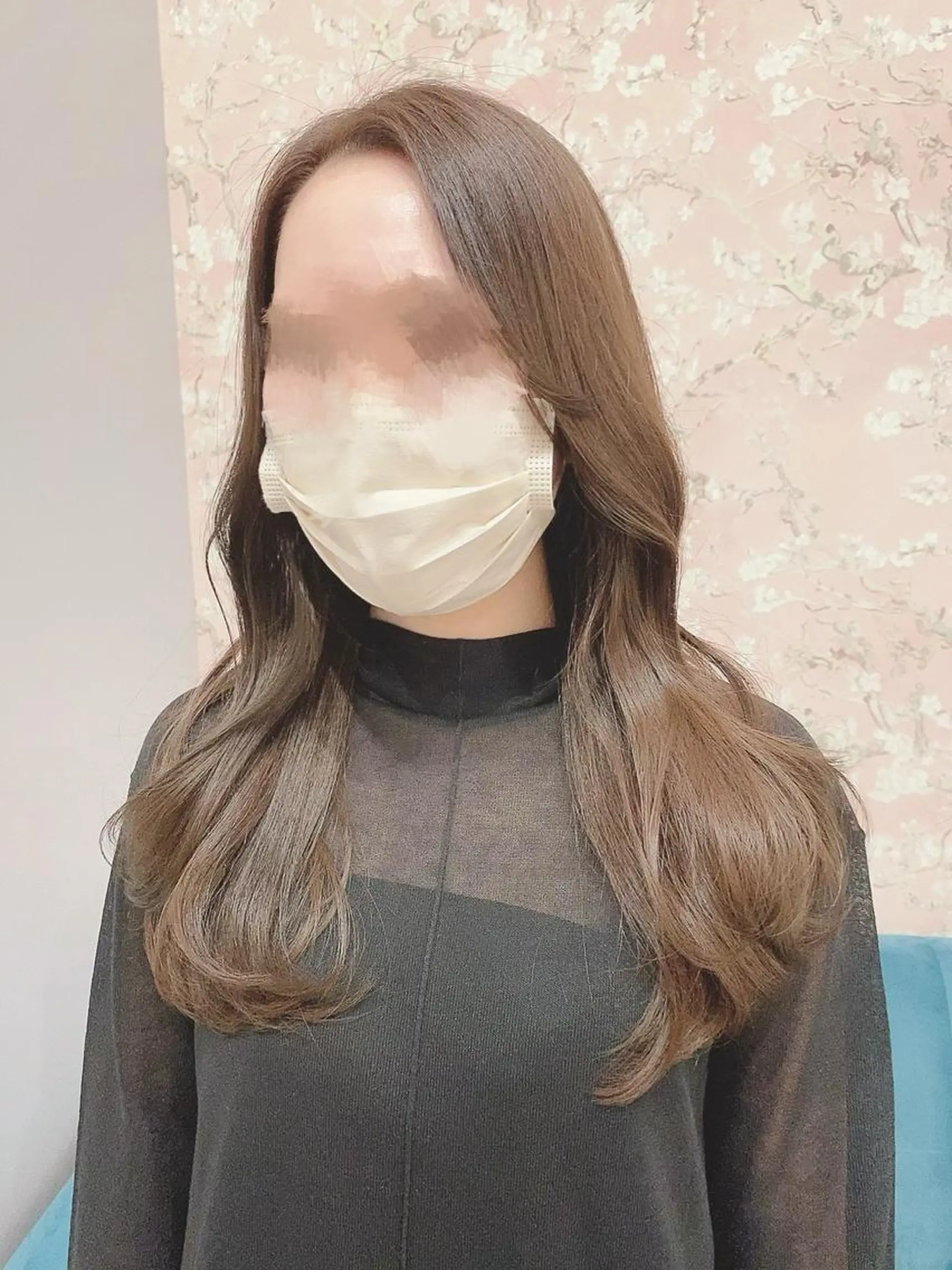 ロング カラー カット ヘアカラー トリートメント eclat suzumiのヘアスタイル