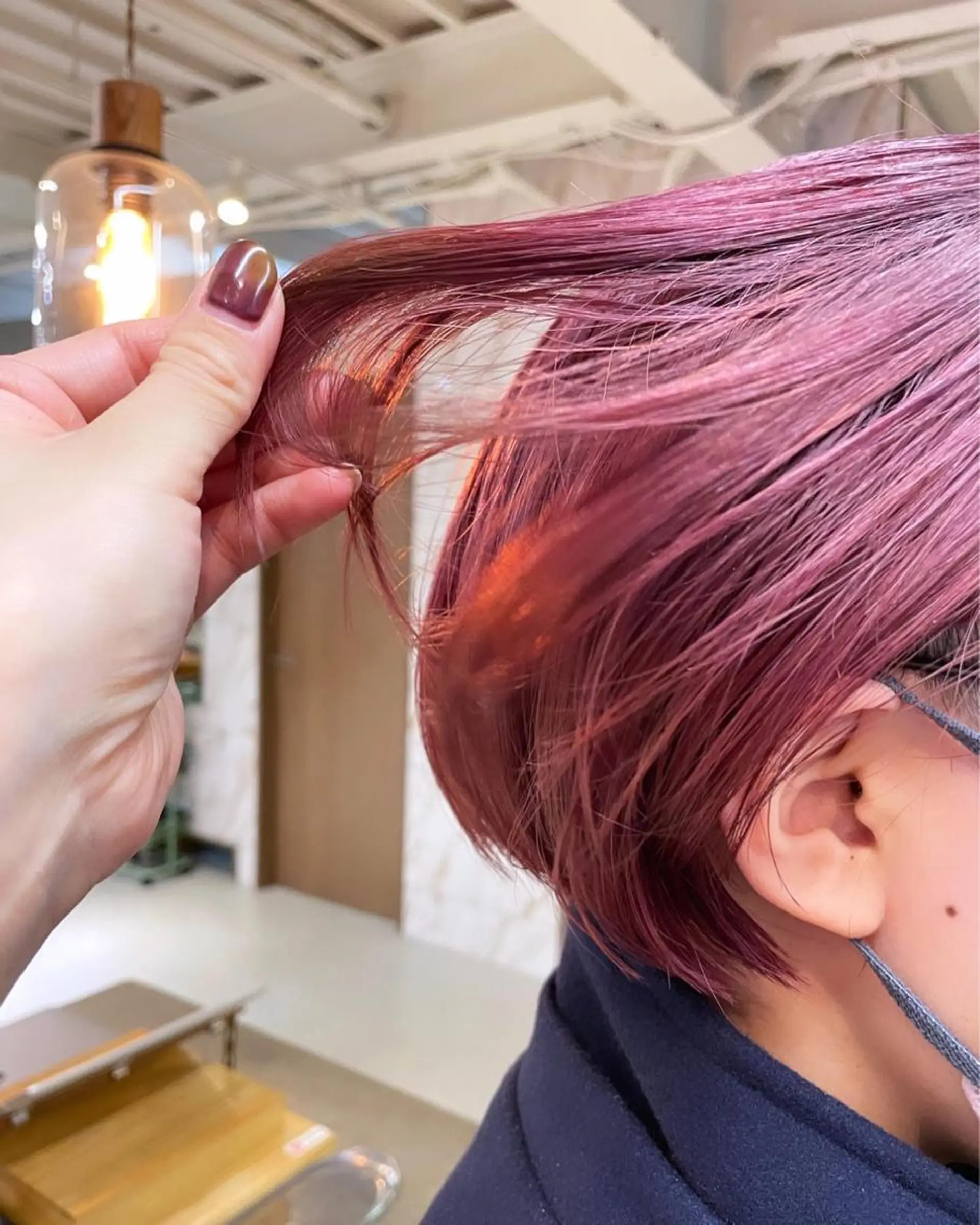 ショート カラー 韓国風ヘア カット ヘアカラー ヘアセット Masena所属・💎韓国風レイヤー /ボブ💎Namiのヘアスタイル