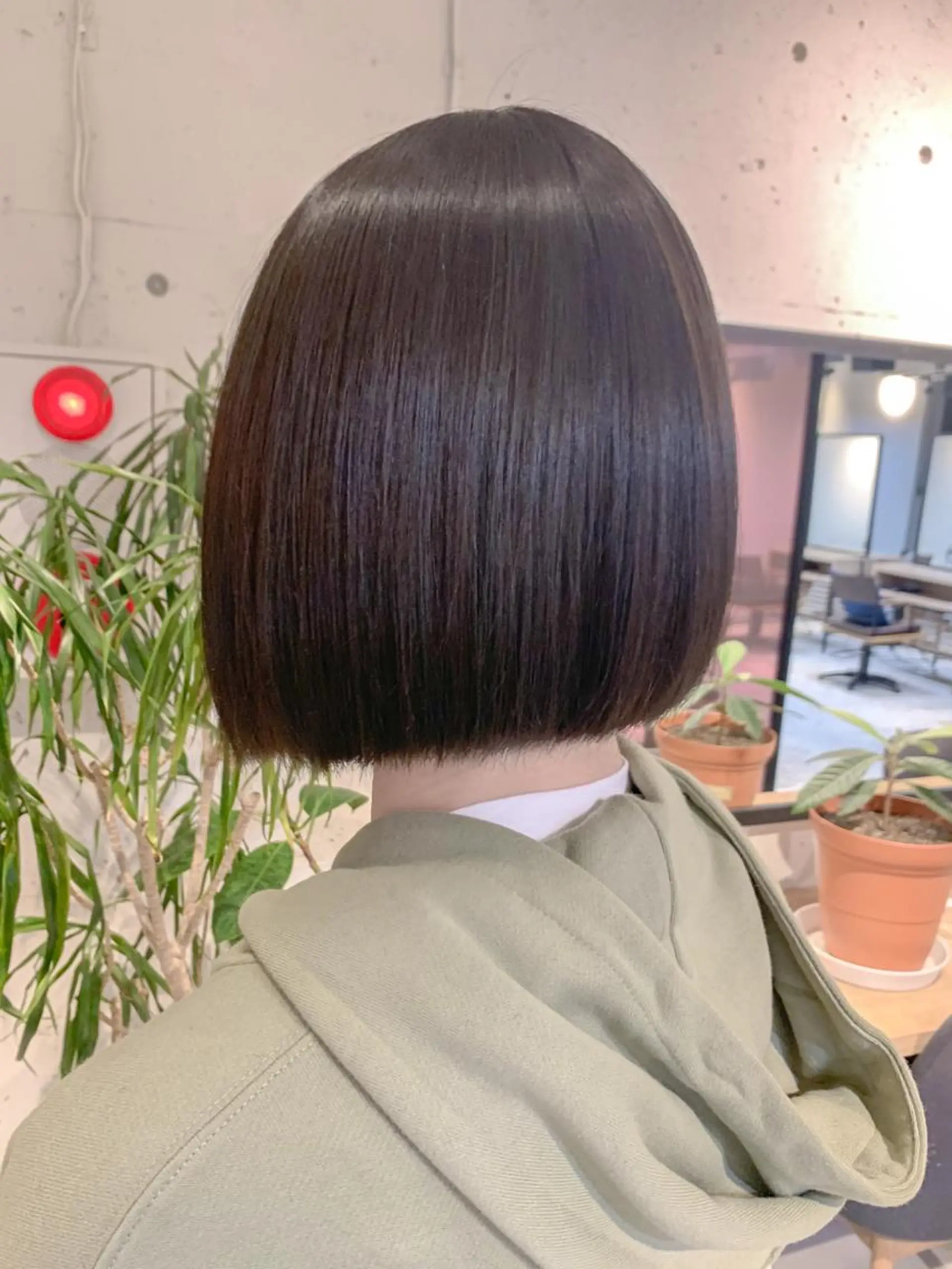 ショート 切りっぱなしボブ ボブ yuka .のヘアスタイル
