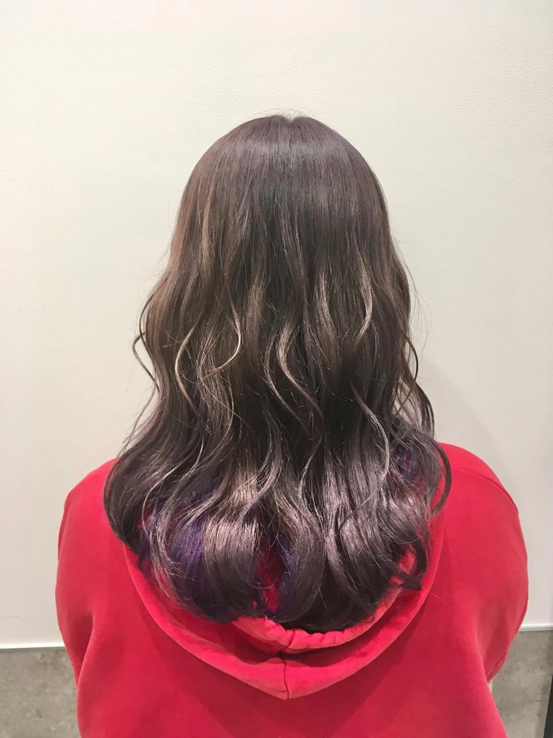 ロング カラー ラベンダーカラー ヘアカラー トリートメント ヘアセット go today shaire salon 本店所属・yoshi ☆のヘアスタイル