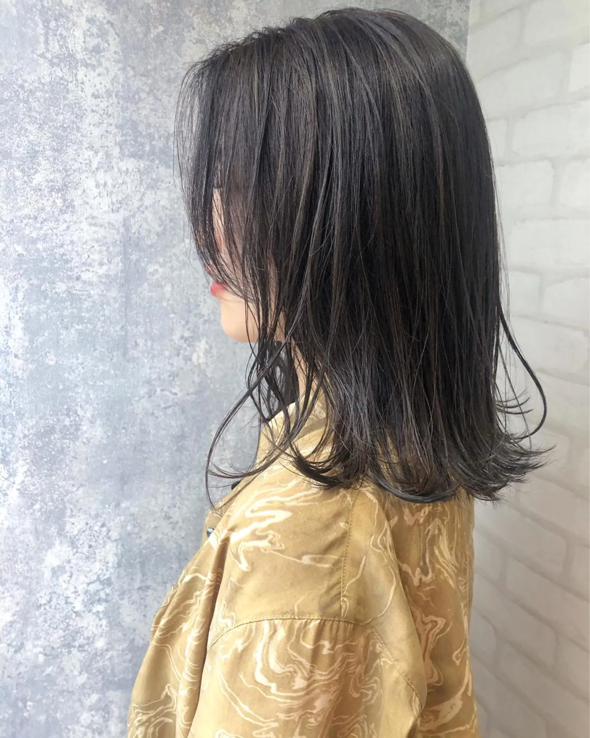 カラー アッシュ ラベンダーカラー ラベンダーアッシュ レイヤー/ボブ/ 顔周り/yukinaのヘアスタイル