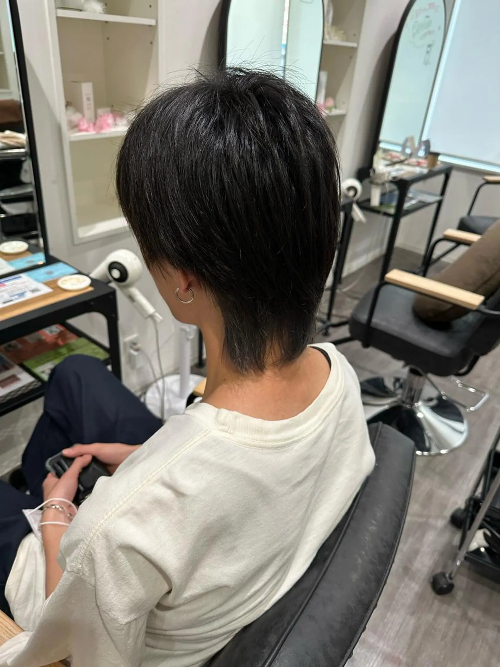 ショート カラー 艶髪レイヤー上田 紗也🇰🇷💗のヘアスタイル