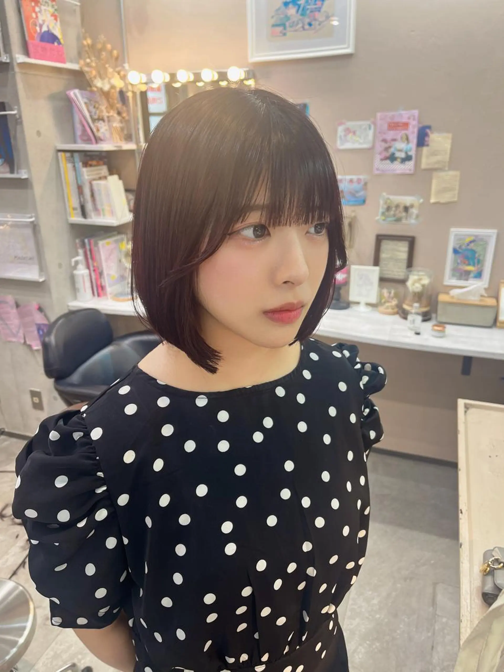 ショート カラー カット ヘアセット MIES amane(アマネ)のヘアスタイル