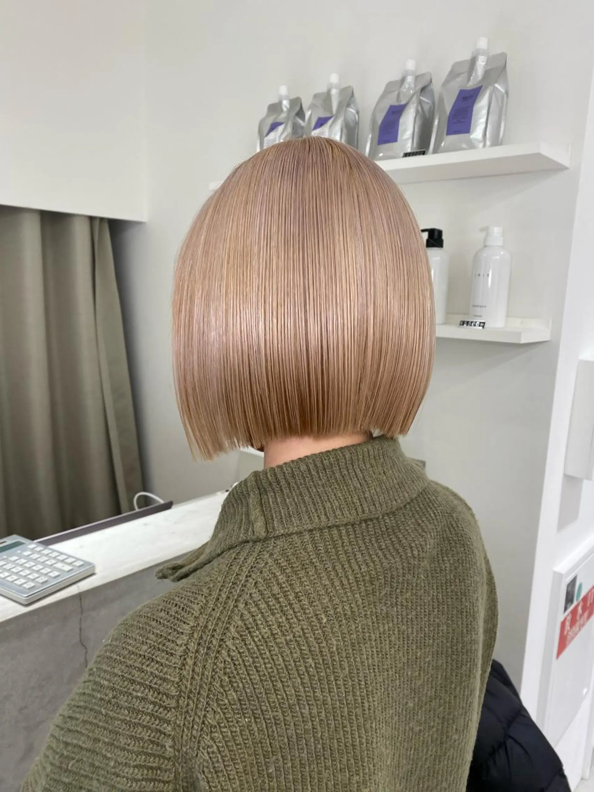 カラー ヘアカラー トリートメント kumon ayu ブリーチ/ハイトーンのヘアスタイル