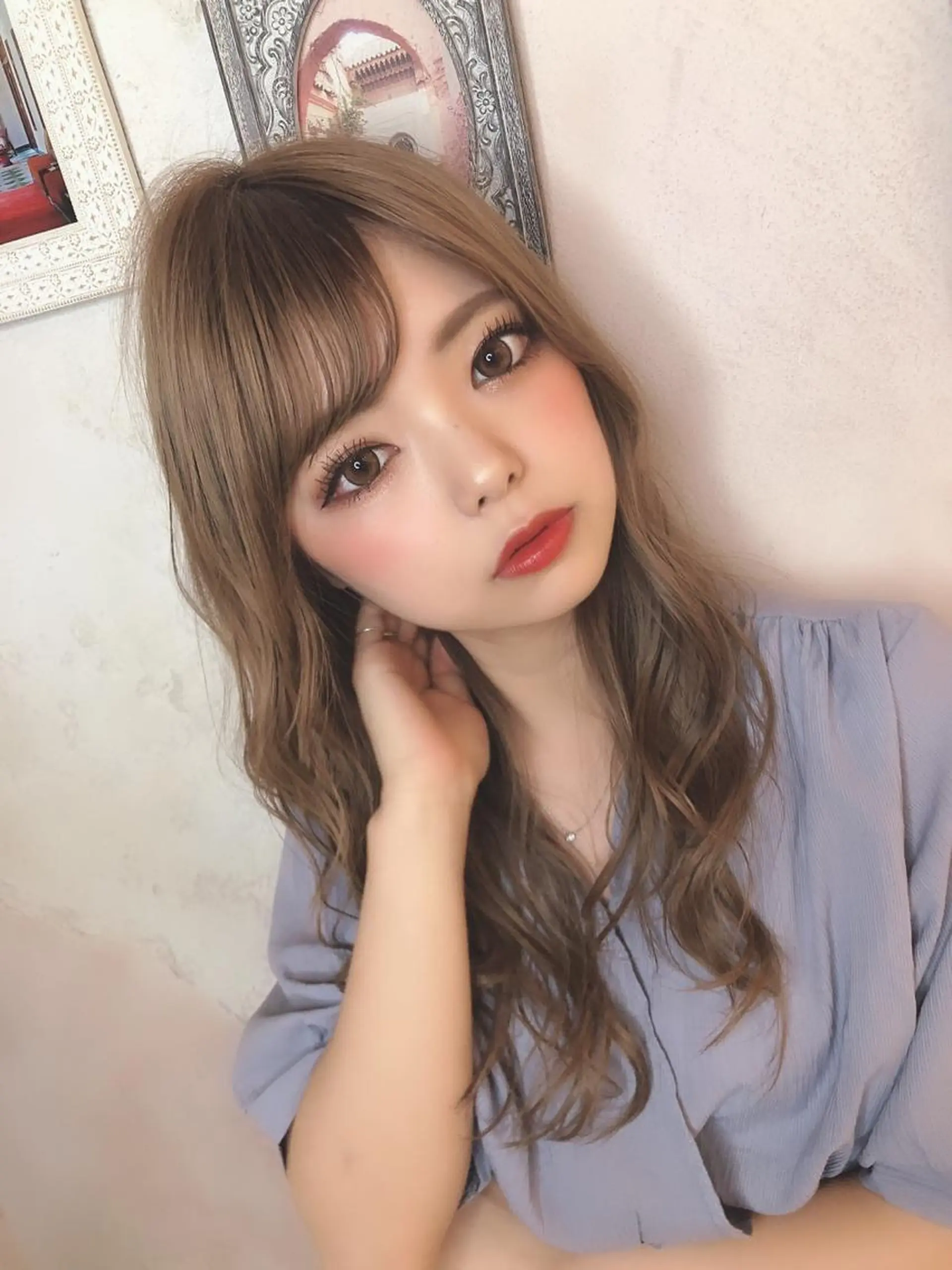 ミディアム アッシュ アッシュグレー カット ヘアカラー トリートメント 代表山口ひな 髪質改善のプロのヘアスタイル