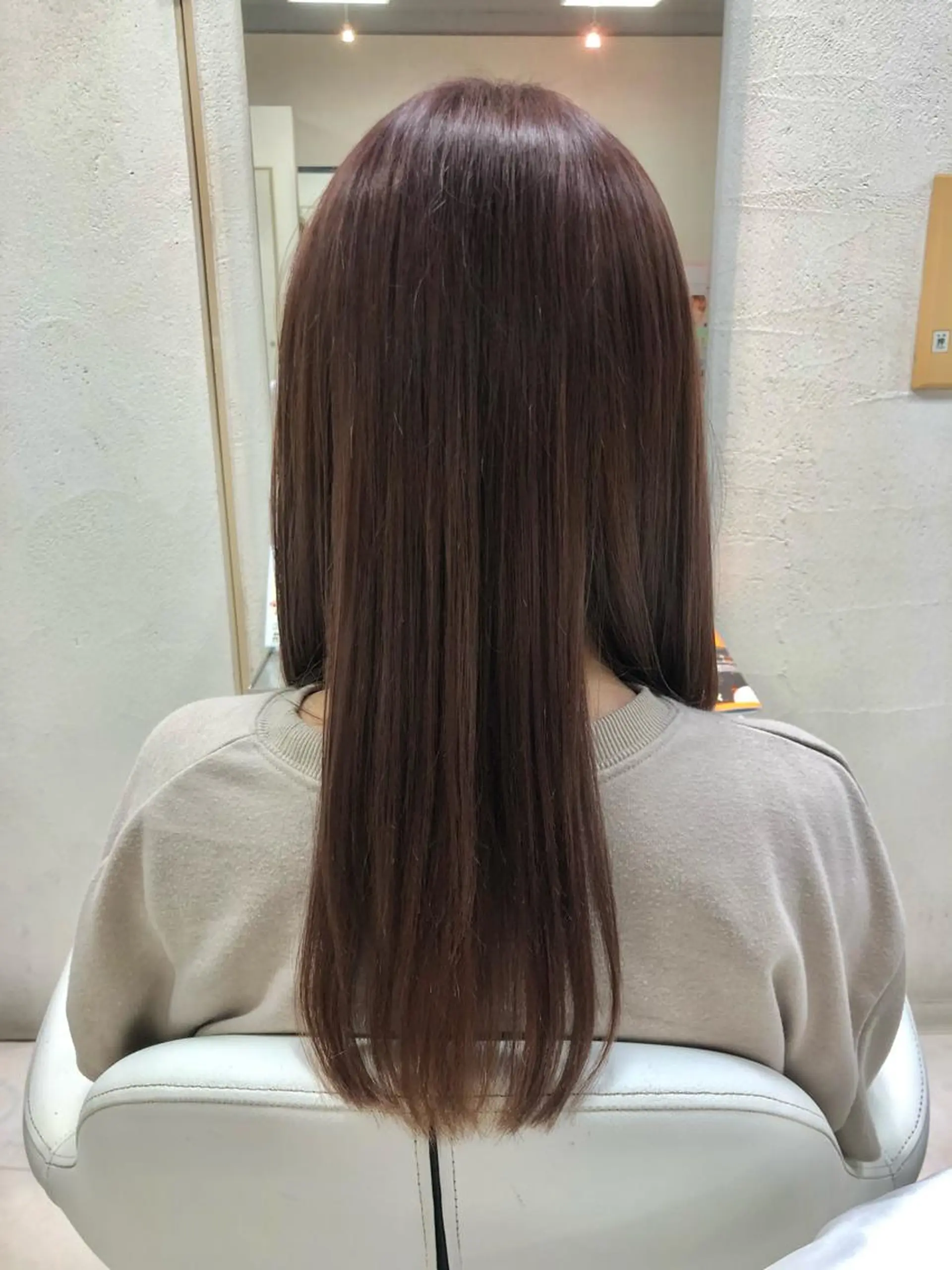 ロング ヘアカラー トリートメント 阿部 美咲のヘアスタイル