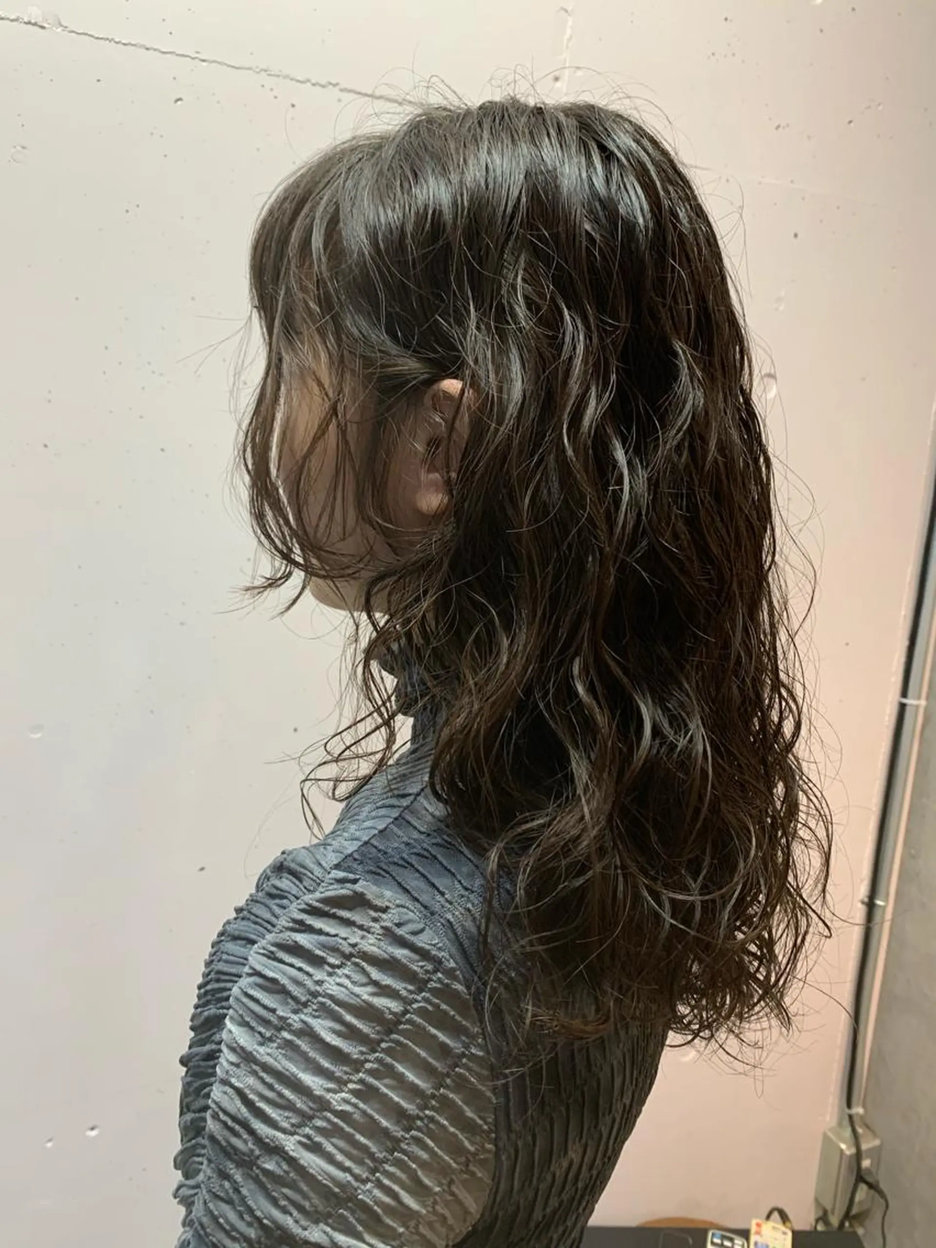 ロング パーマ カット パーマ トリートメント ally hairsalon所属・Emi .のヘアスタイル