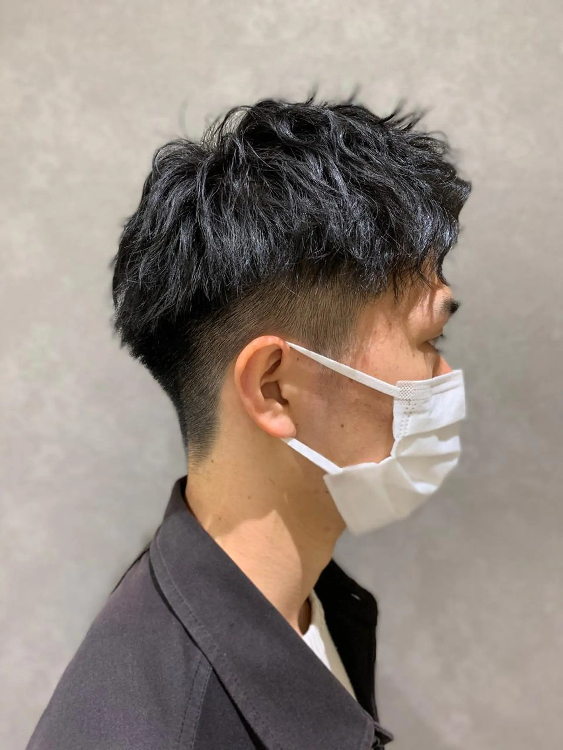 ショート メンズ 森岡 陸のヘアスタイル
