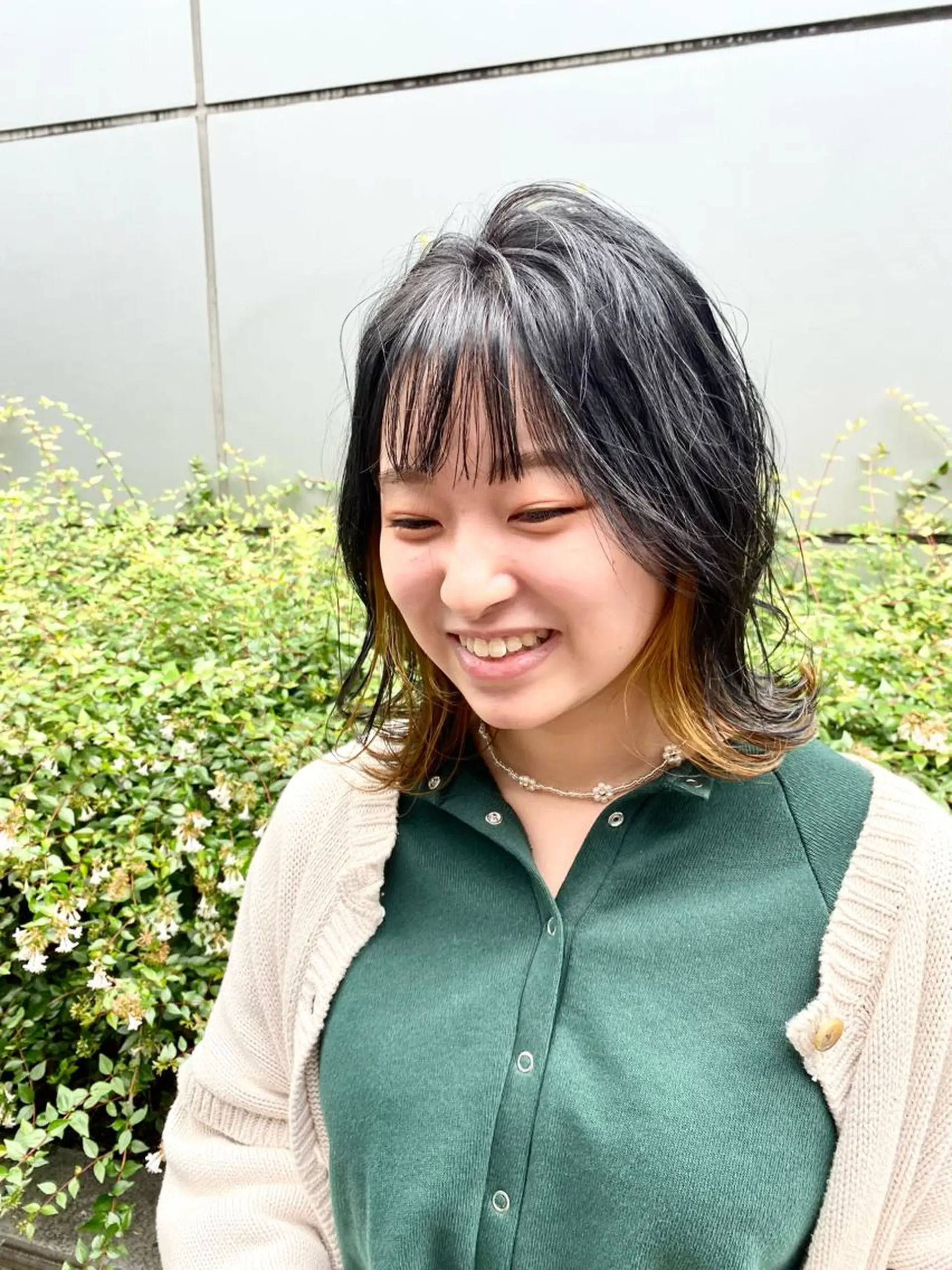 ミディアム カラー SALOWIN神戸三宮所属・ショート・ボブ専門 Hiroのヘアスタイル