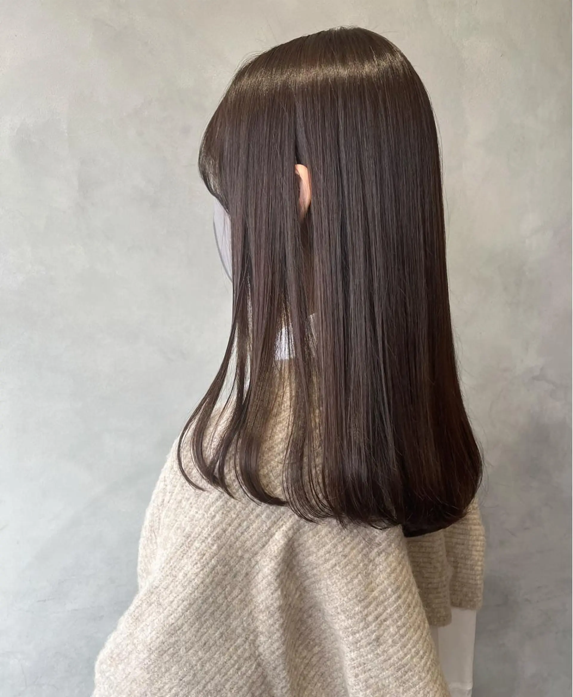 ロング カット ヘアカラー トリートメント 奥田 蓮のヘアスタイル