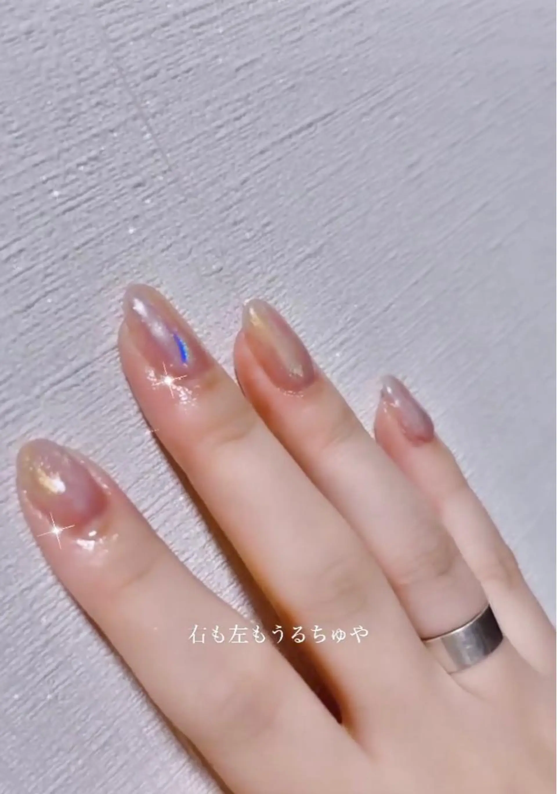 ネイル オーロラネイル ハンドネイル etoile filanteのネイルデザイン