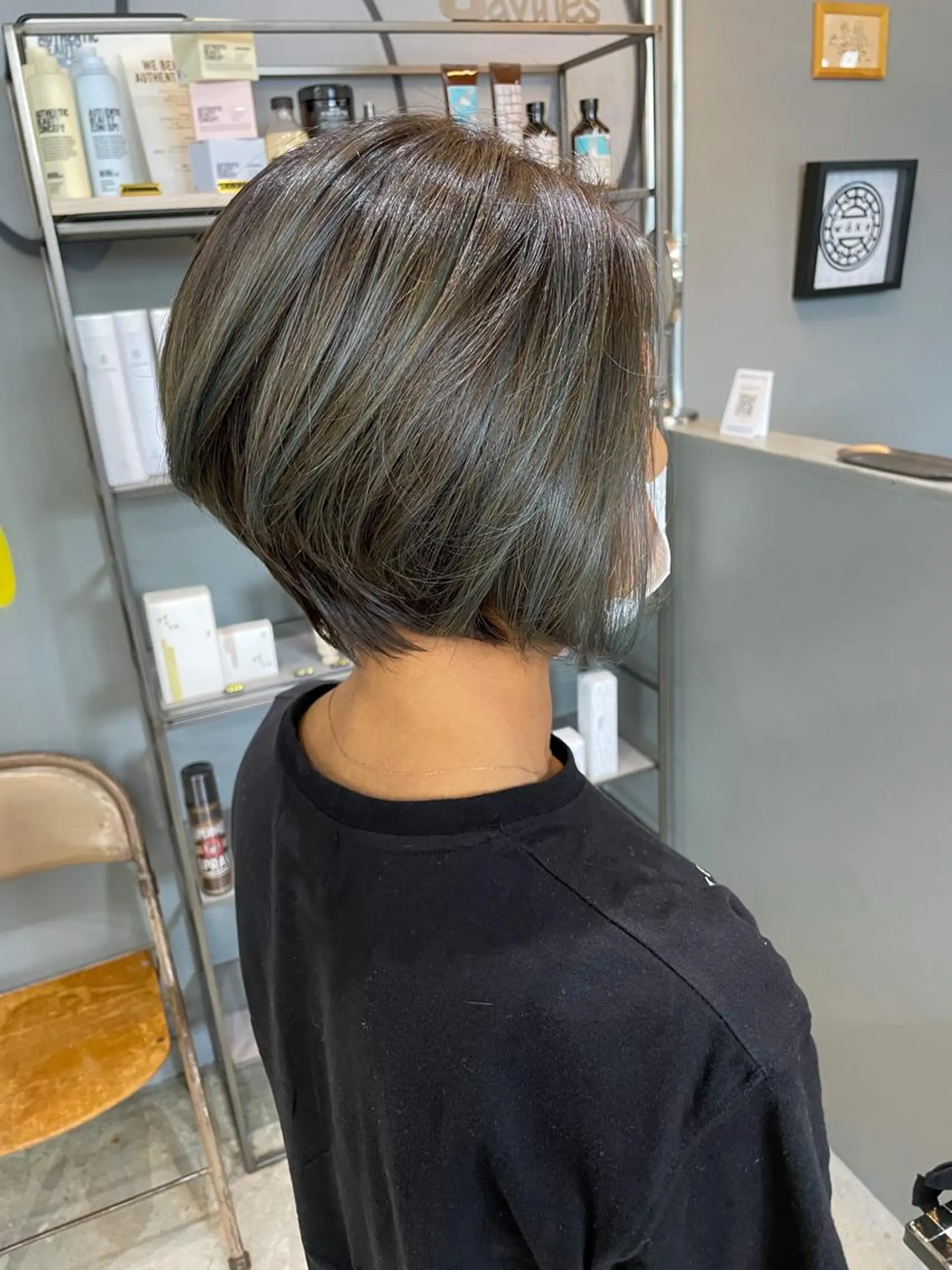 ミディアム カラー メンズ専門サロン wokeのヘアスタイル