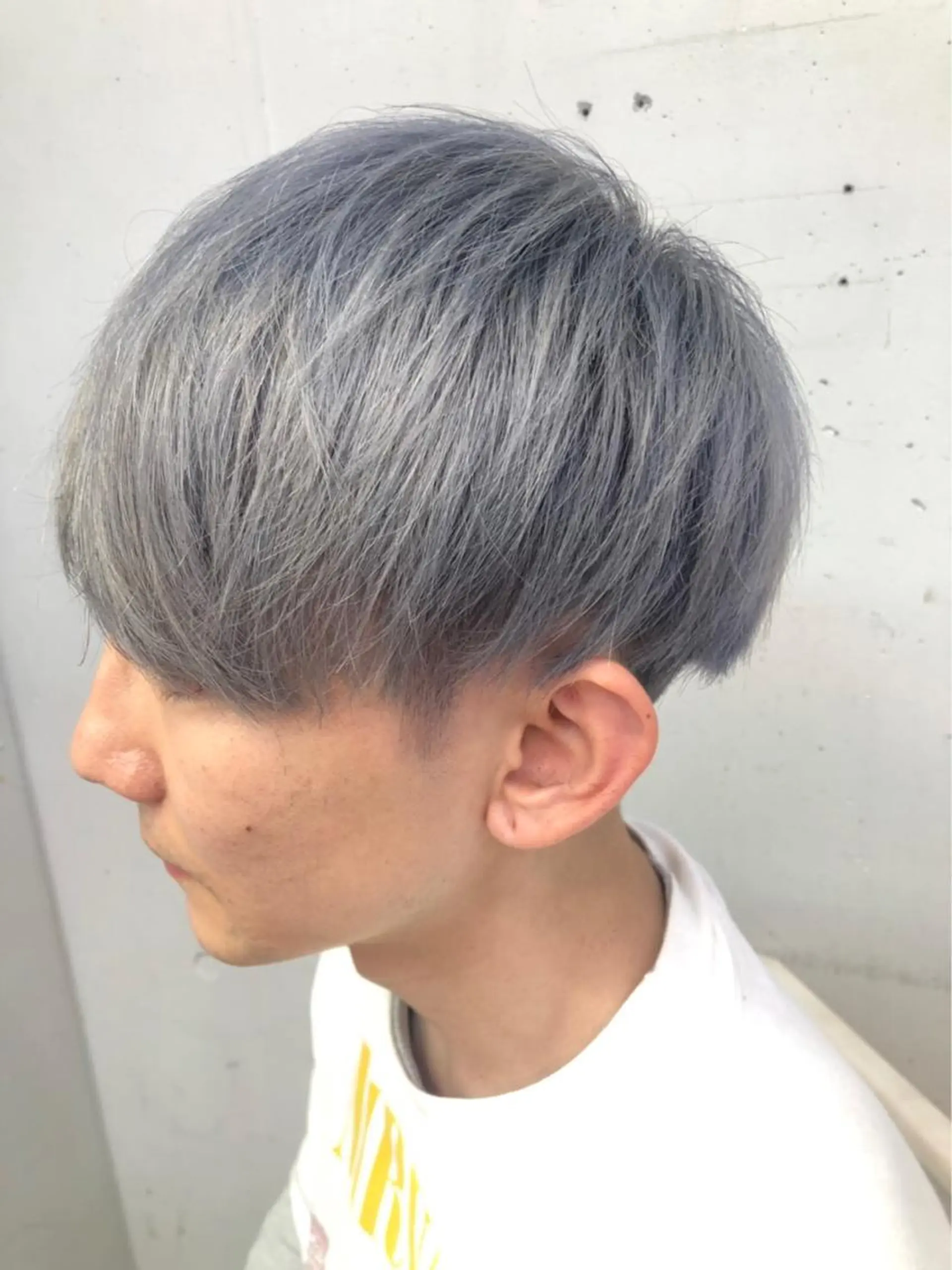 ショート カラー メンズ カット ヘアカラー トリートメント ヘアセット ☘️ブリーチ/ハイト ーン/レイヤー/のヘアスタイル