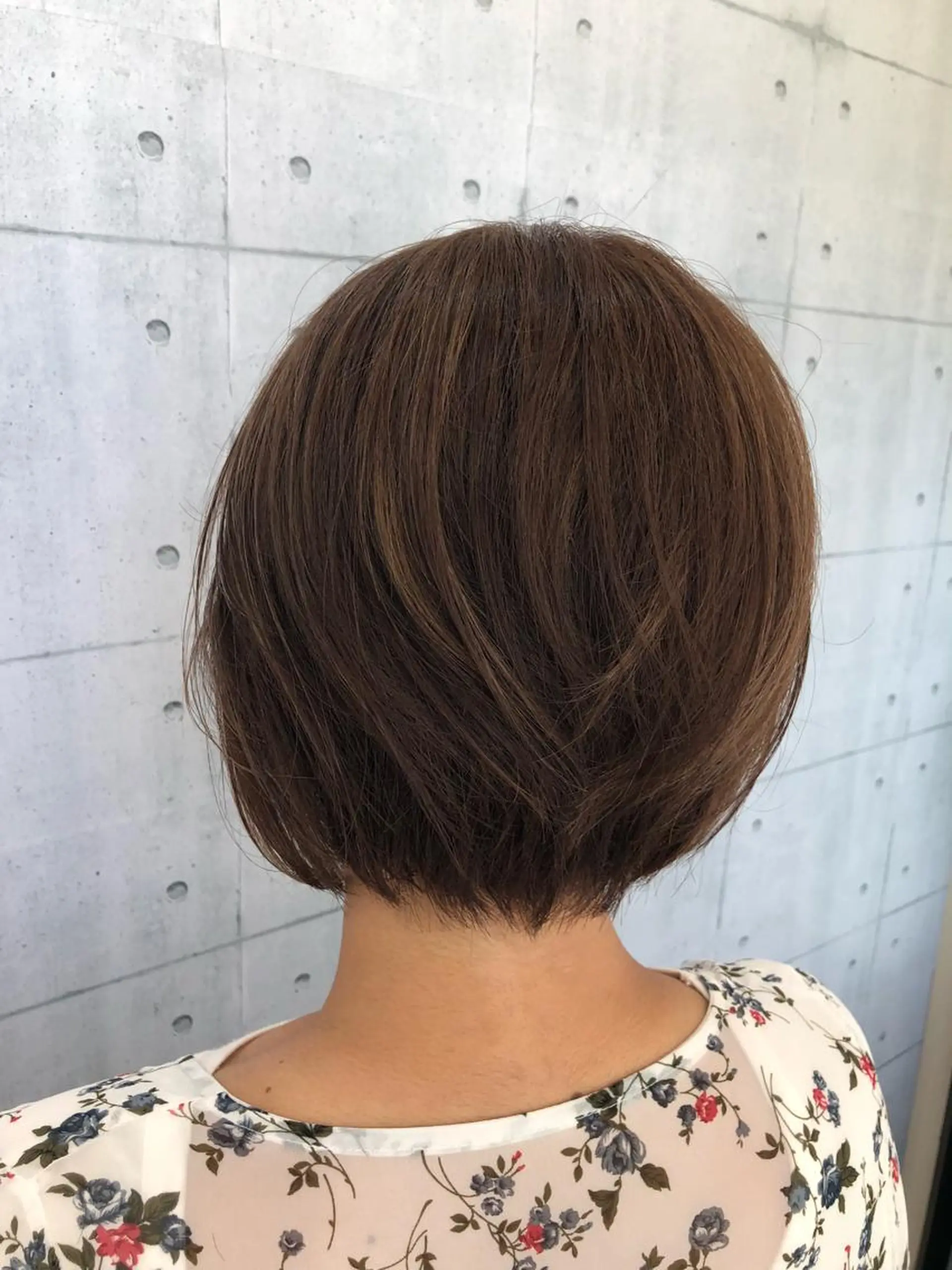 ショート カラー ハイライトカラー ハイライト カット ヘアカラー 金沢 広美のヘアスタイル