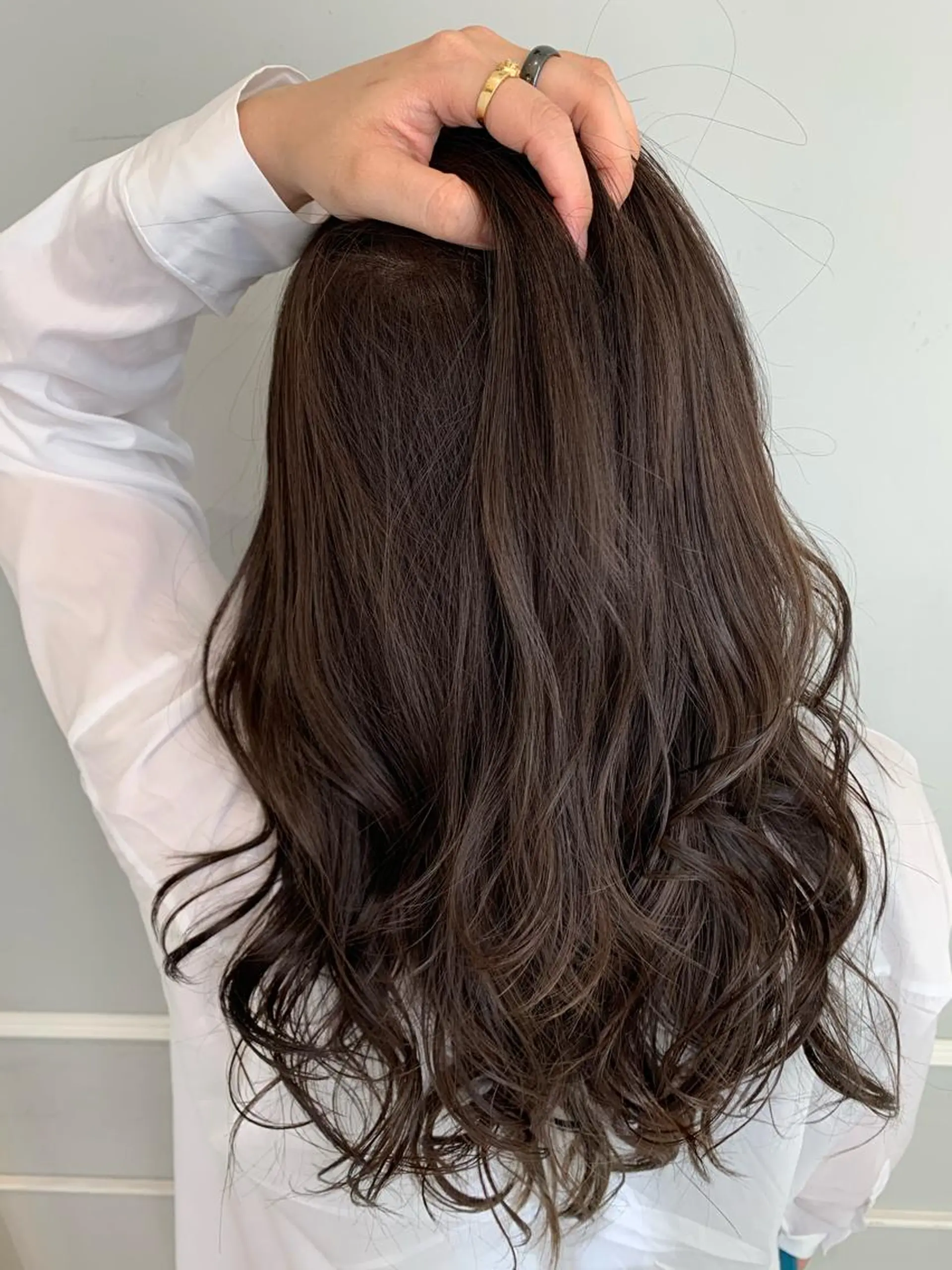 ロング カラー レイヤーカット カット ヘアカラー トリートメント 🦖鶴岡香純🦖 産休中のヘアスタイル