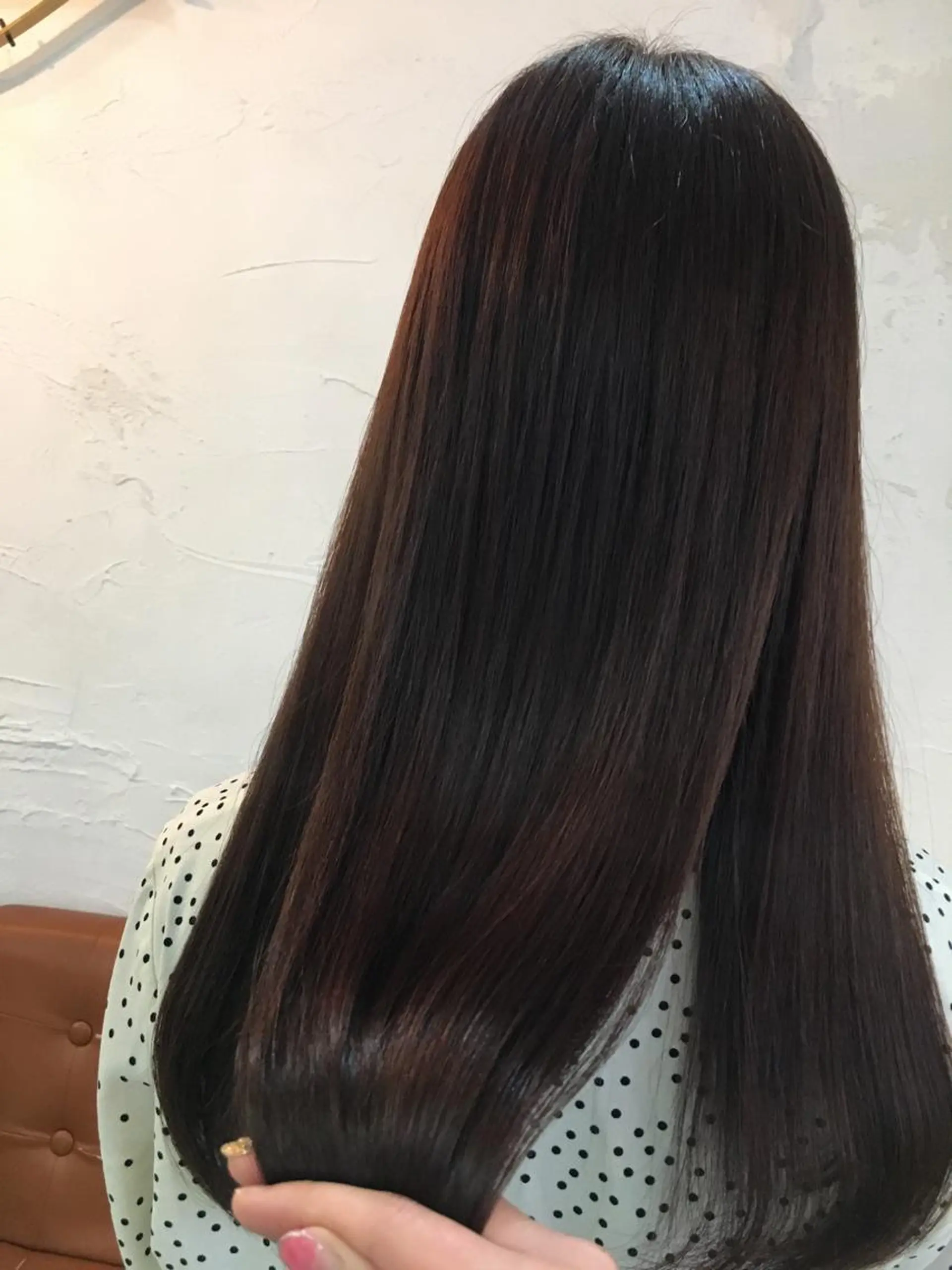 ロング カラー トリートメント 松田 由紀子のヘアスタイル