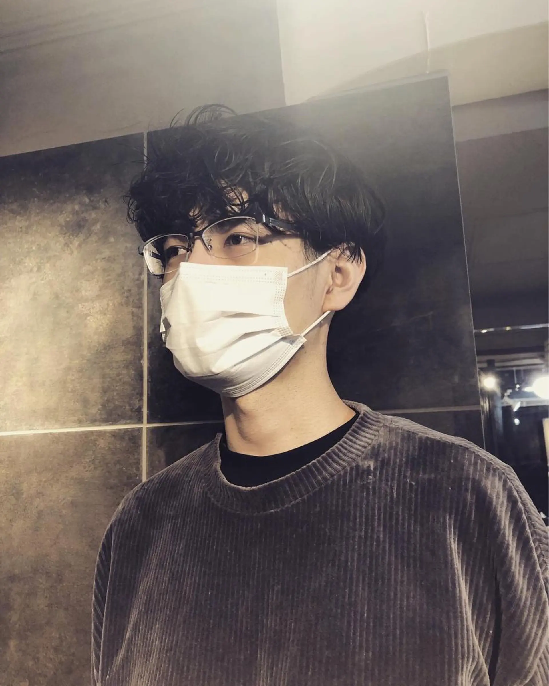 パーマ ヘアアレンジ メンズ カット パーマ トリートメント ヘアセット ainico+所属・メンズ特化✂️栗原 侑也のヘアスタイル