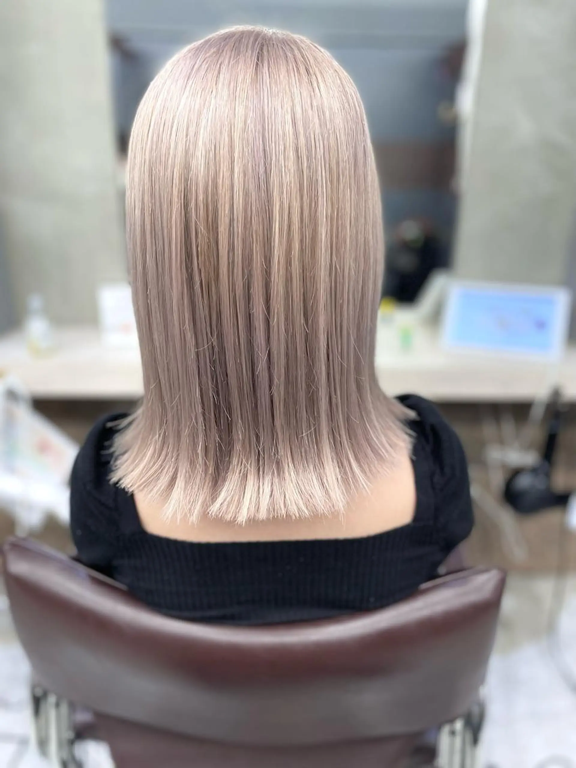 カラー 銀座/レイヤー /髪質改善/韓国ヘアのヘアスタイル