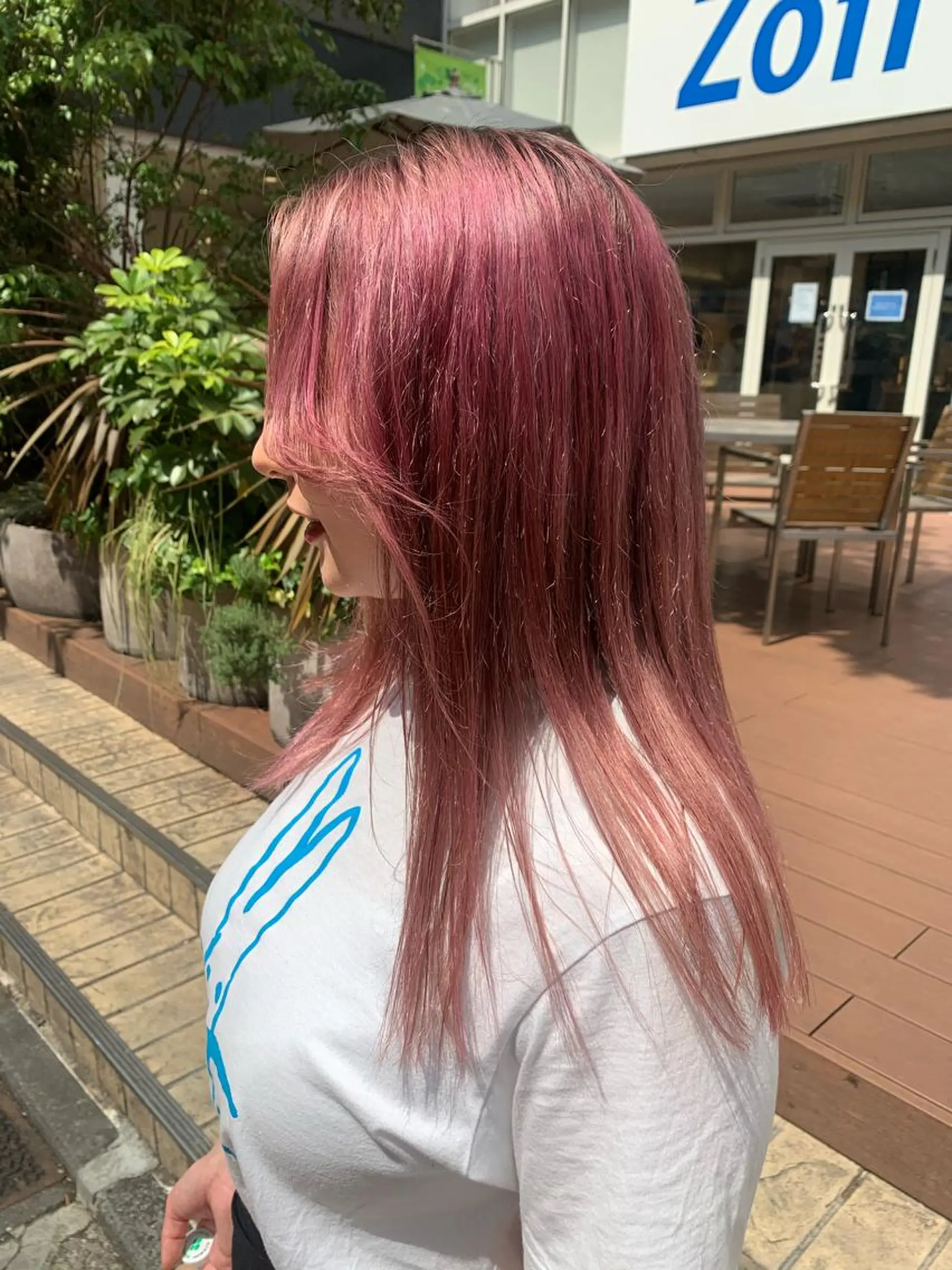 セミロング 🧨ブリーチー×ボブ レイヤー💎じゅえるのヘアスタイル