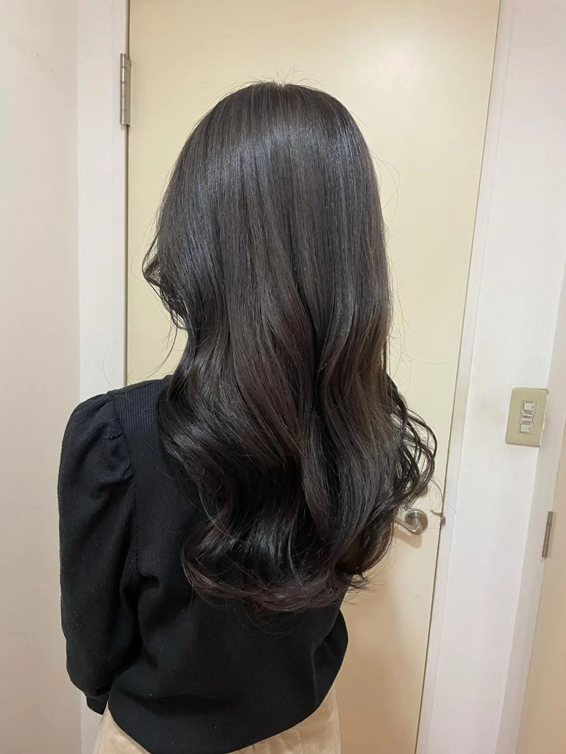 ロング カラー アッシュ アッシュグレー 透明感カラー 🦋透明感 艶カラー Rie🦋のヘアスタイル