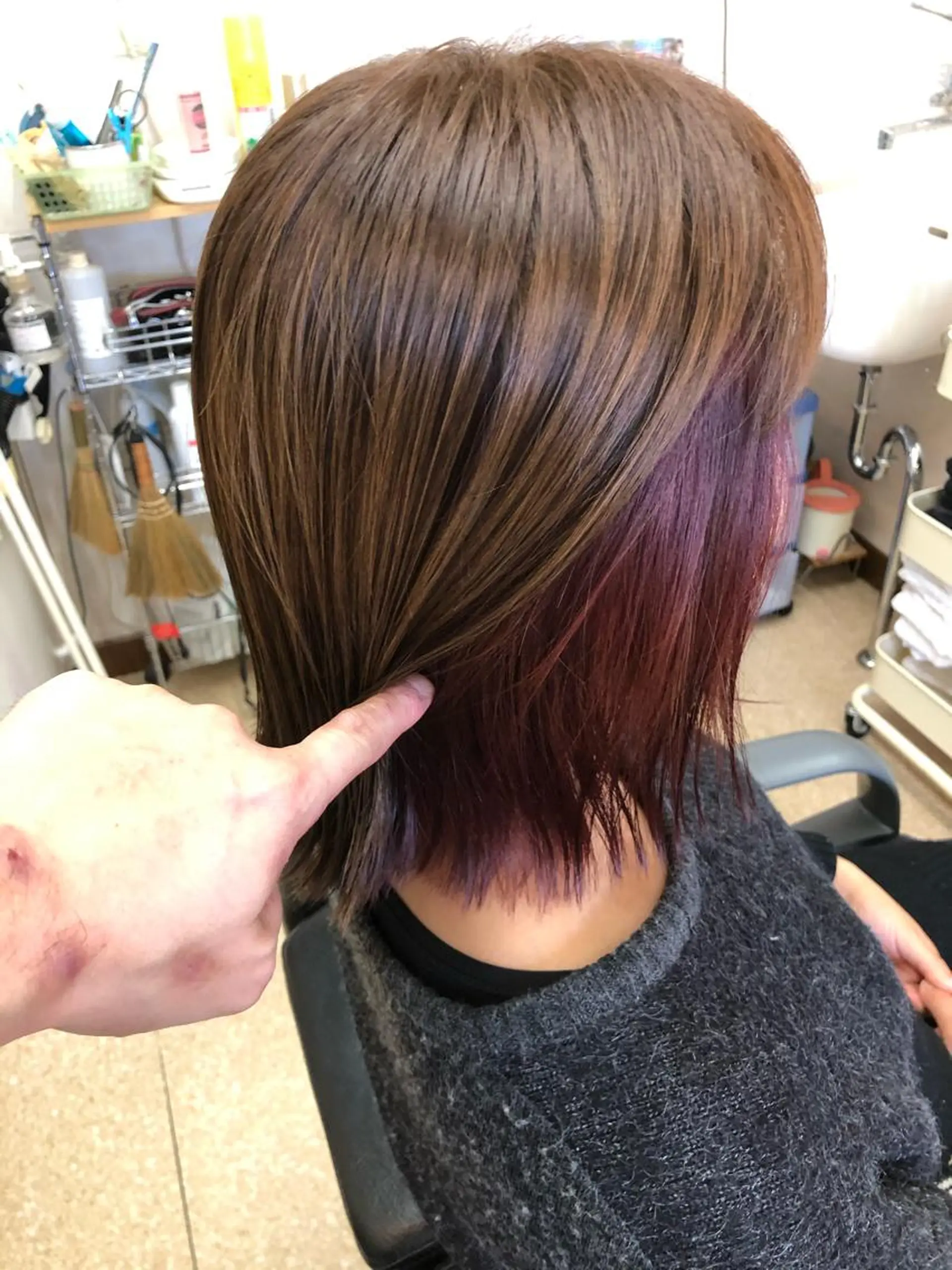 ショート カラー ヘアサロン モカ所属・石塚 浩のヘアスタイル