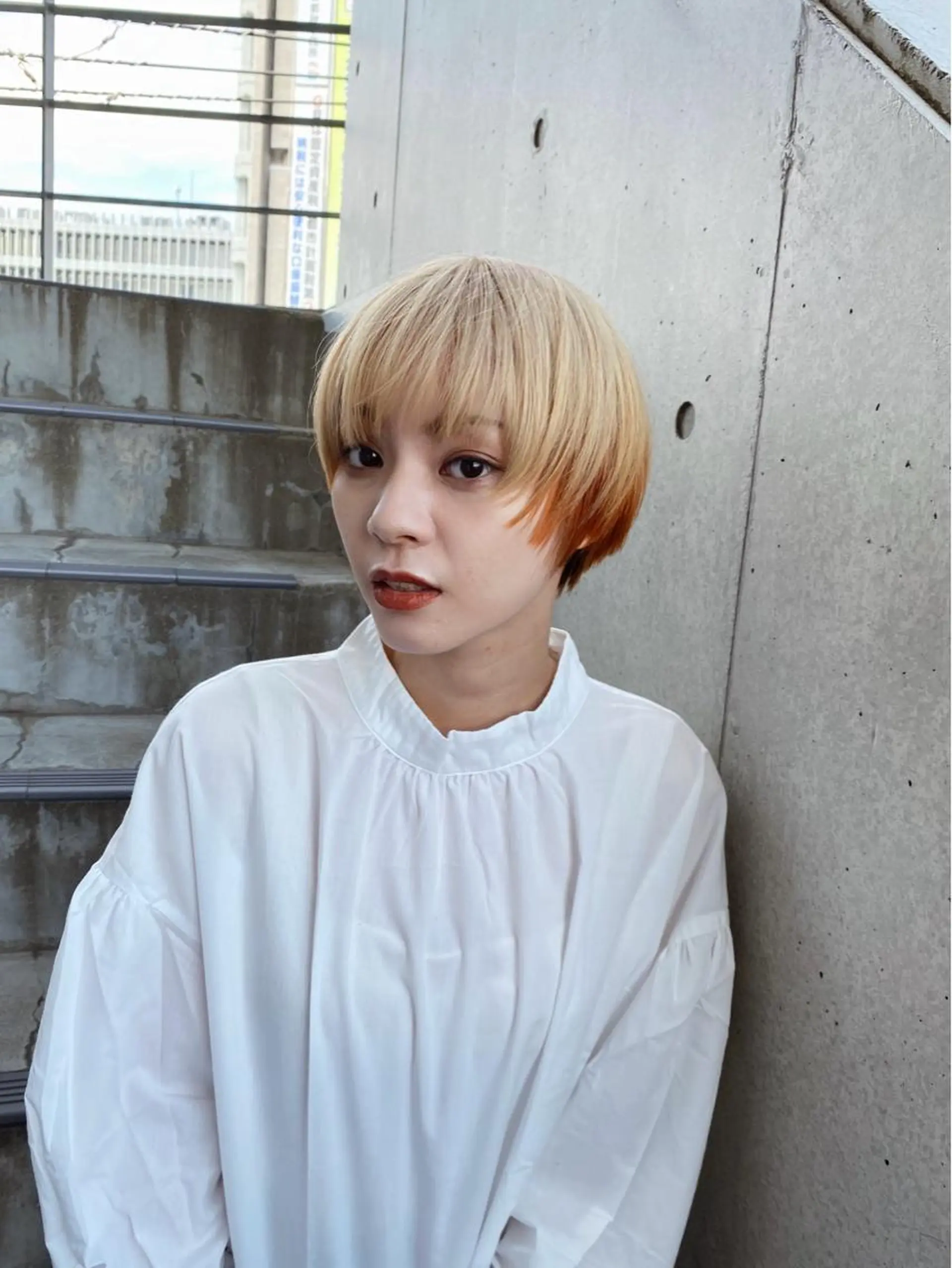 ショート カラー ヘアカラー 髪質改善/縮毛矯正/ 透明感カラーYUMAのヘアスタイル