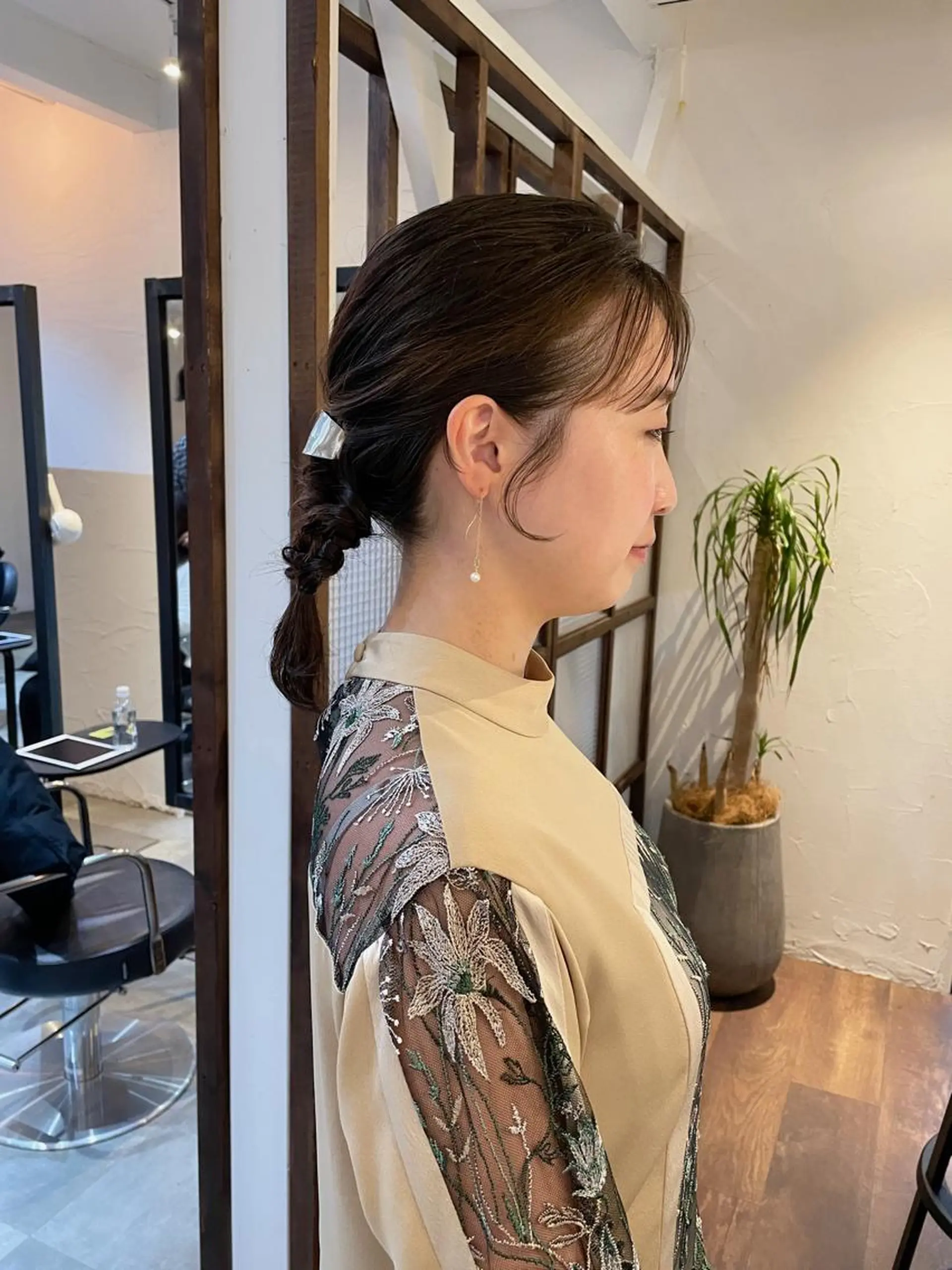 ミディアム ヘアアレンジ 高橋 愛美のヘアスタイル