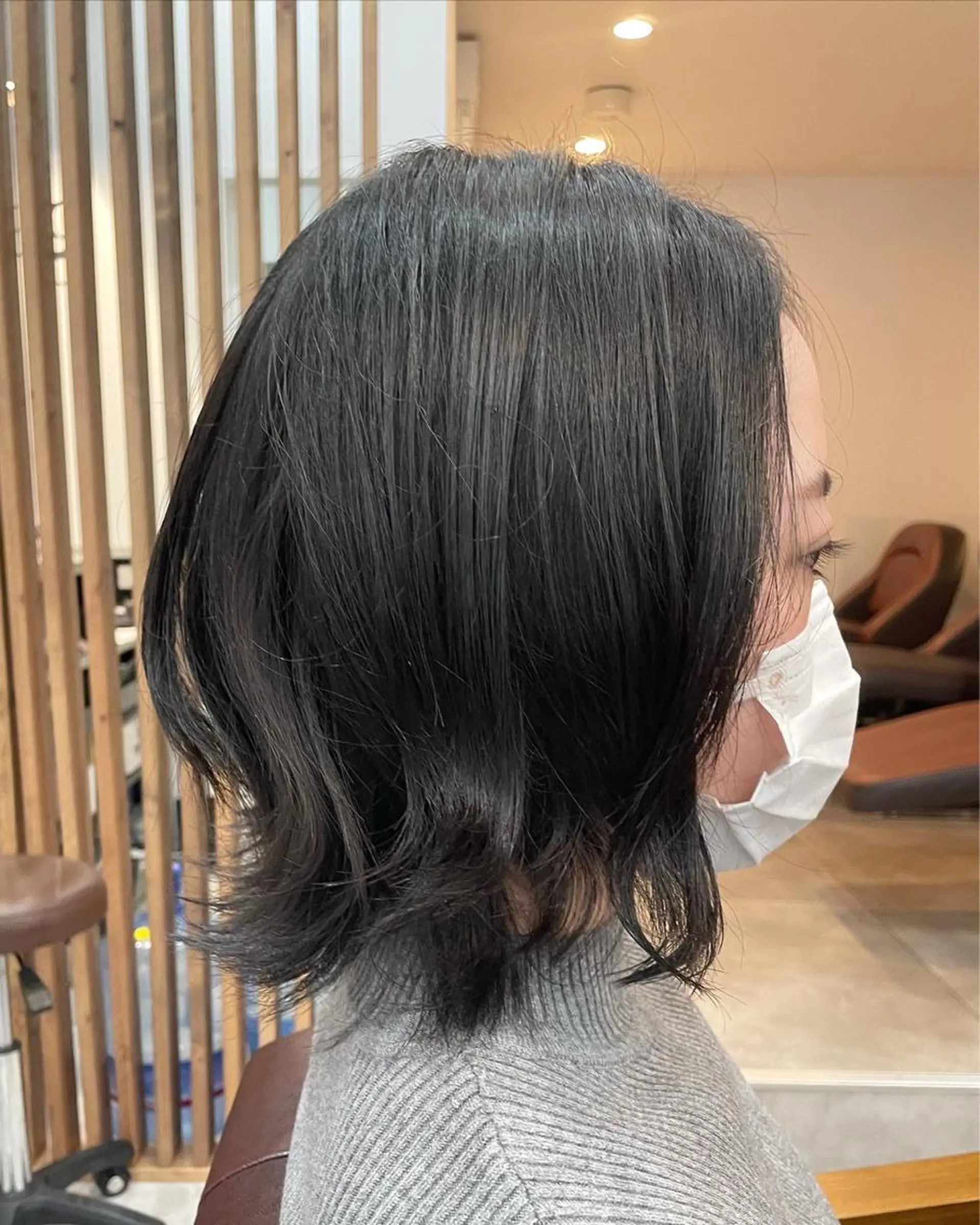 ミディアム カラー ヘアアレンジ グレージュ 外ハネヘア カット 縮毛矯正 トリートメント ☆1109☆所属・メンズ大歓迎‼︎ ✨seigo✨のヘアスタイル