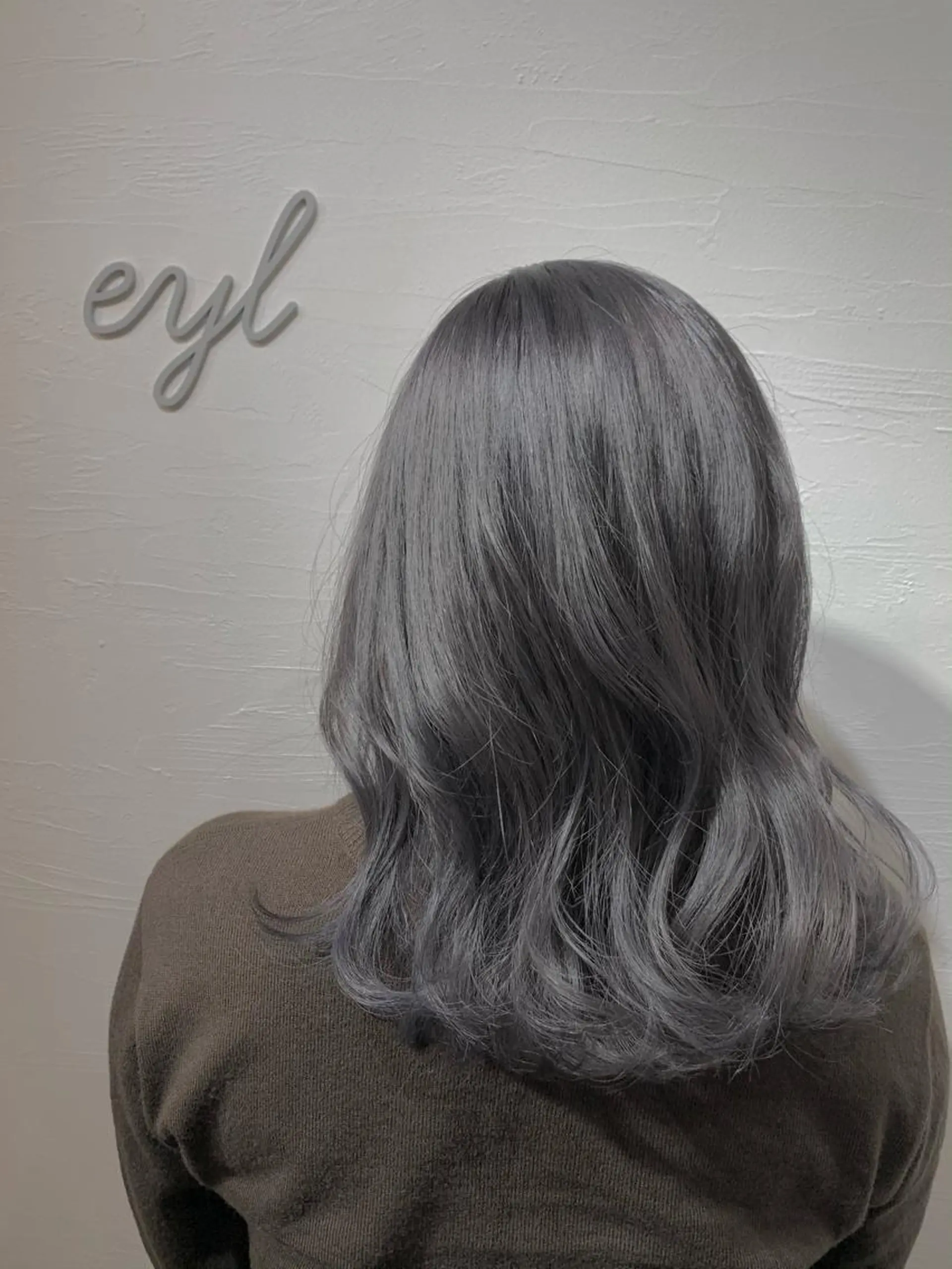ミディアム カラー ブリーチ 透明感カラー 縮毛矯正 カット ヘアカラー eyl〜エイル〜所属・💎赤み消しカラー 特化型デザイナー💎のヘアスタイル