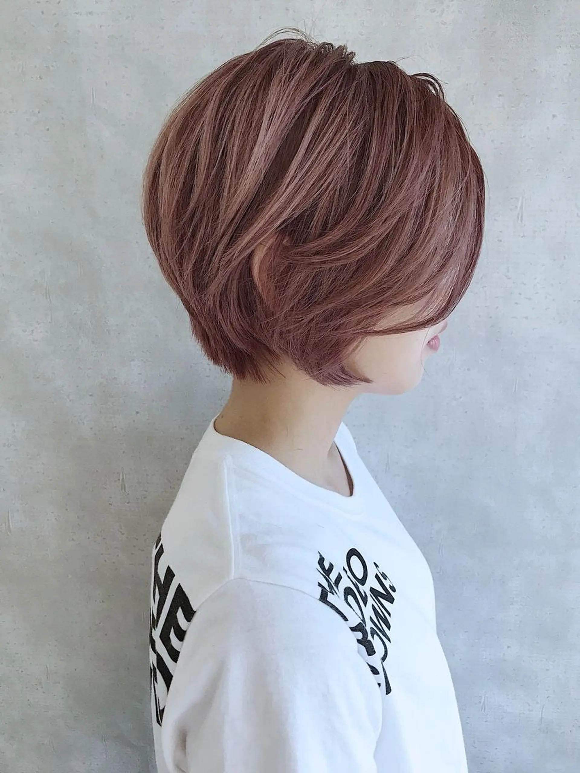 ショート カラー アディクシーカラー ブリーチ ケアブリーチ ダブルカラー ハイライトカラー MOU namba ムウナンバのヘアスタイル