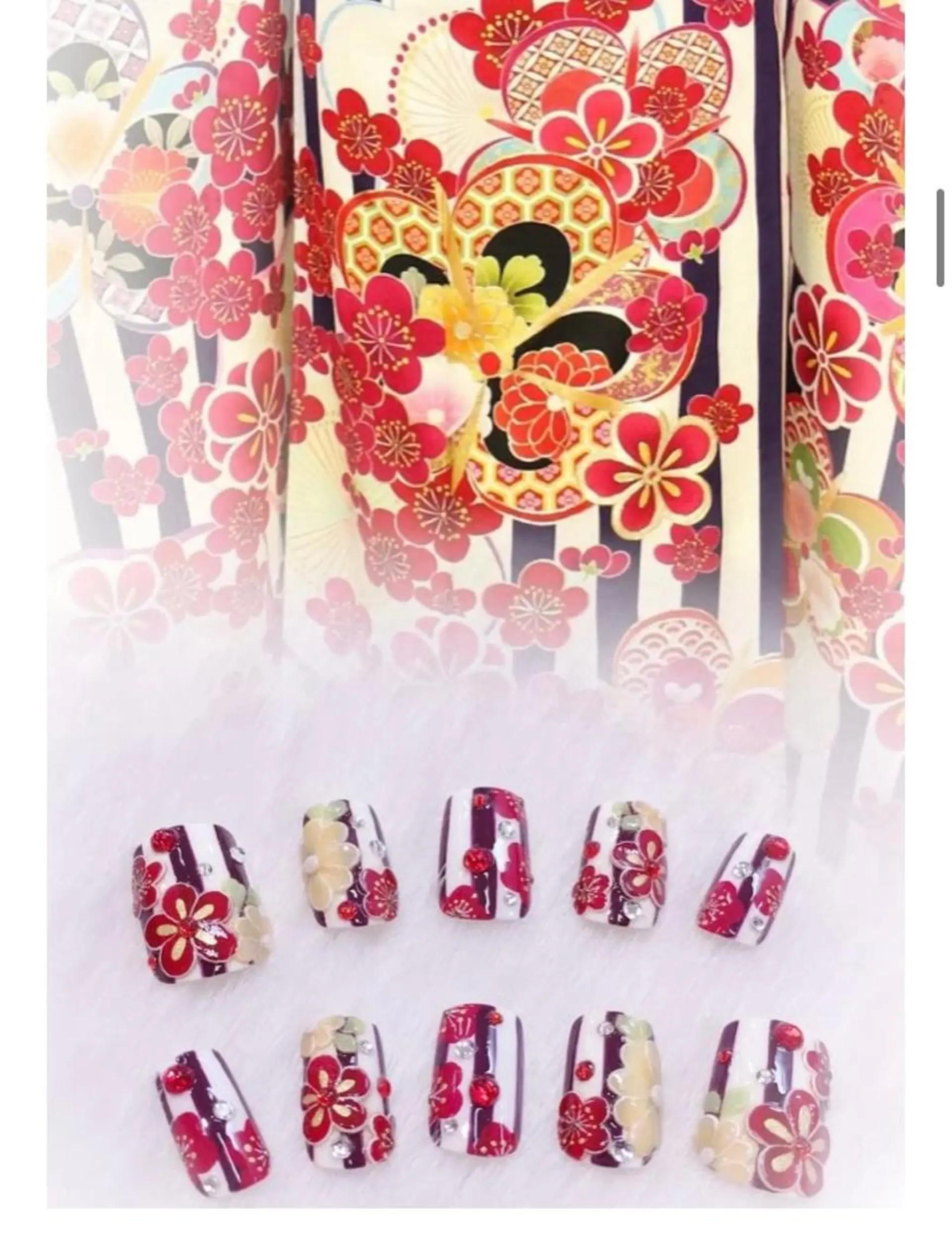 ネイル 成人式 salon RICO所属・salon RICOのネイルデザイン