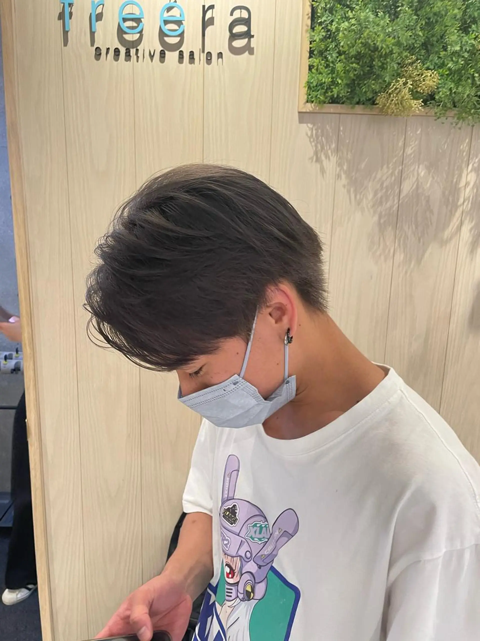 メンズ ルーズシャドウ/ 波巻き💠大塩威吹のヘアスタイル