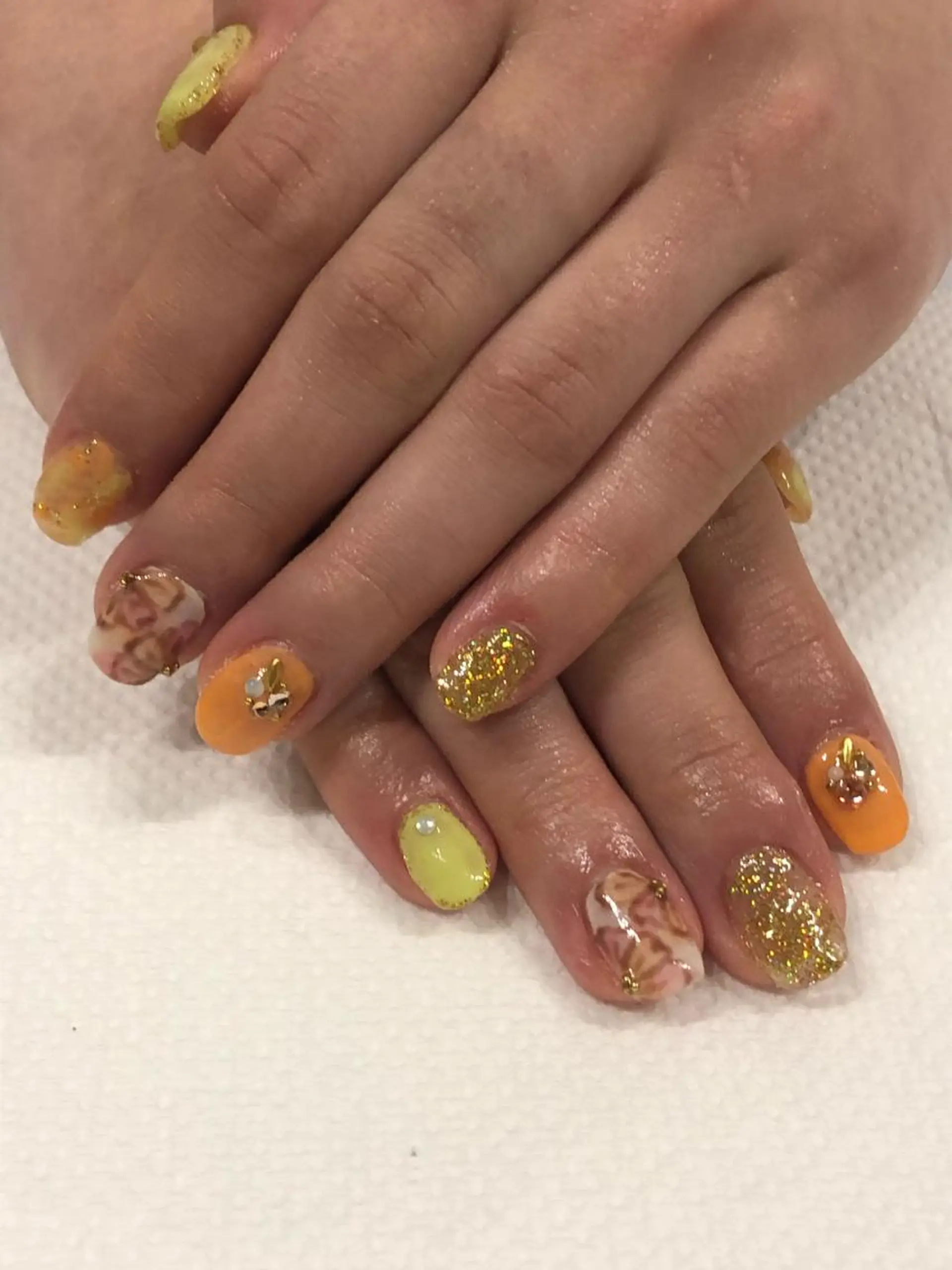 ネイル 成人式 スカルプネイル eyelash＆nail オクタビアス所属・オクタ ビアスのマツエク・マツパデザイン