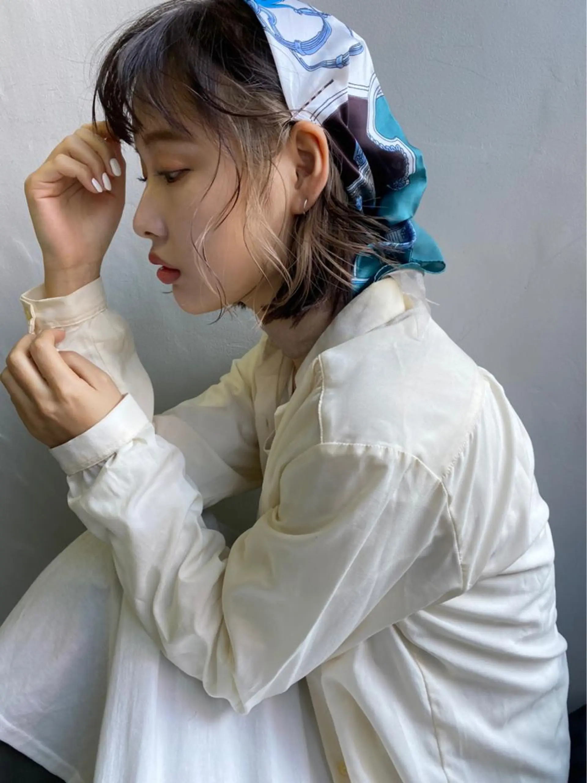 ミディアム カラー ヘアアレンジ CLAN クランのヘアスタイル