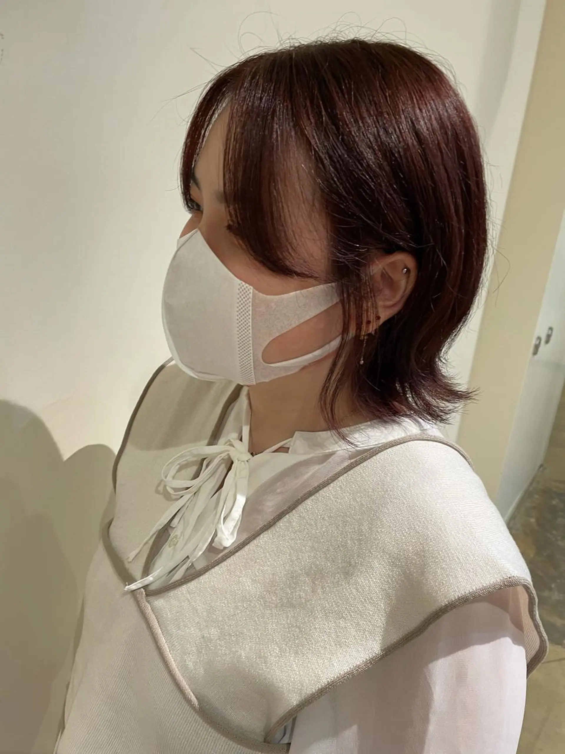 カラー 中尾 唯音名のヘアスタイル