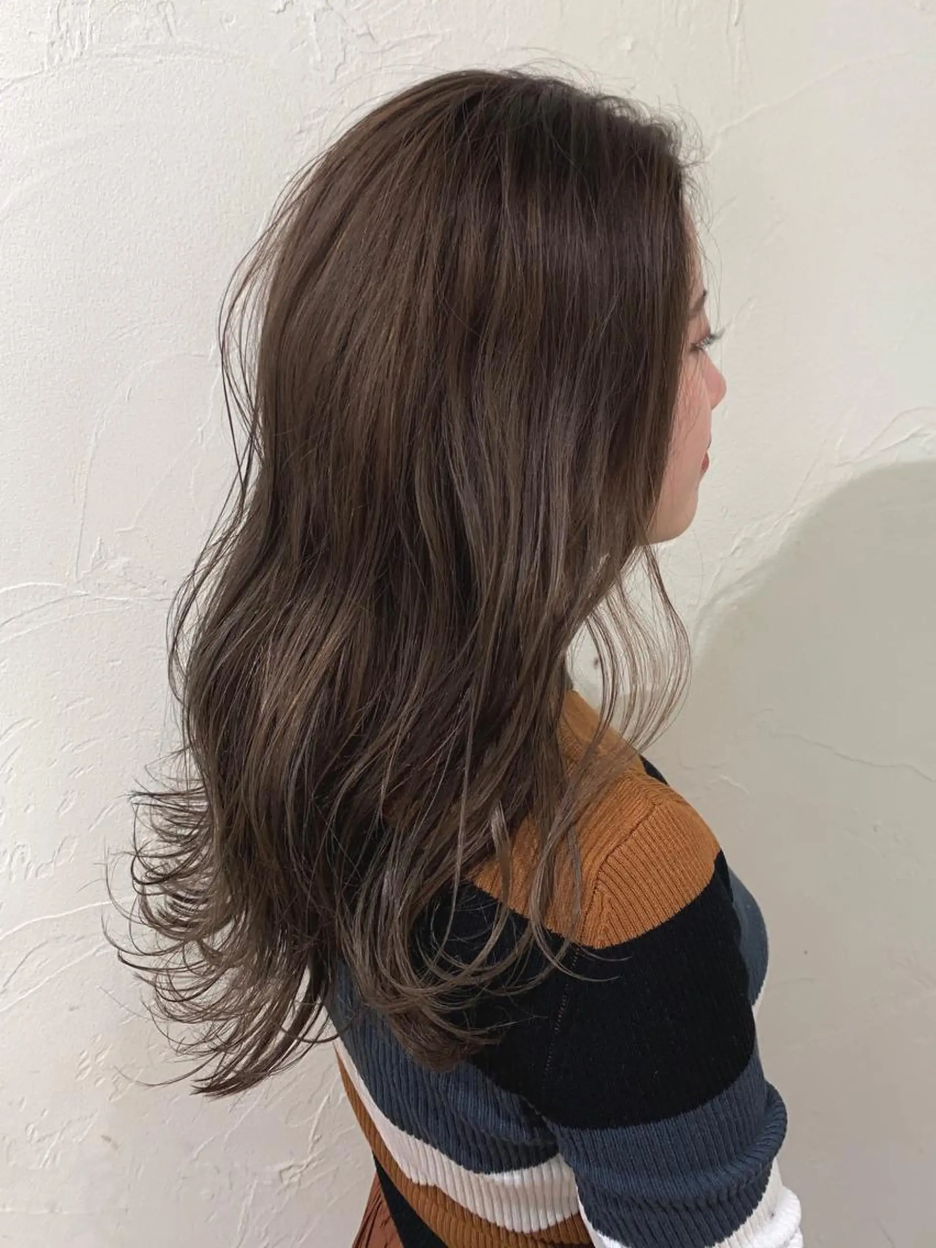 セミロング カット ヘアカラー トリートメント 向井 涼太朗のヘアスタイル