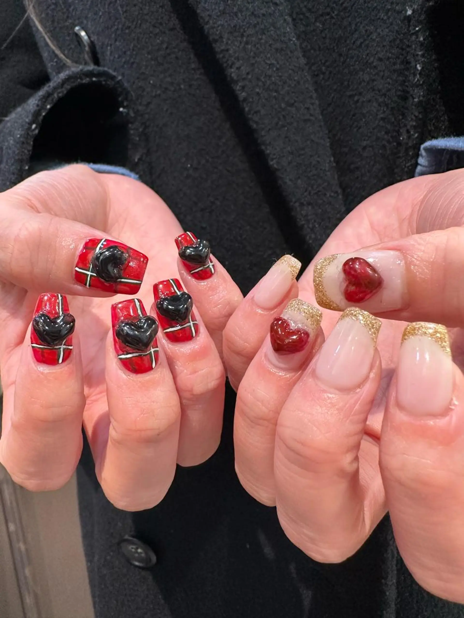 ネイル ハート ハンドネイル フットネイル 個性派ネイル 🌼 ハルカ ♡のマツエク・マツパデザイン