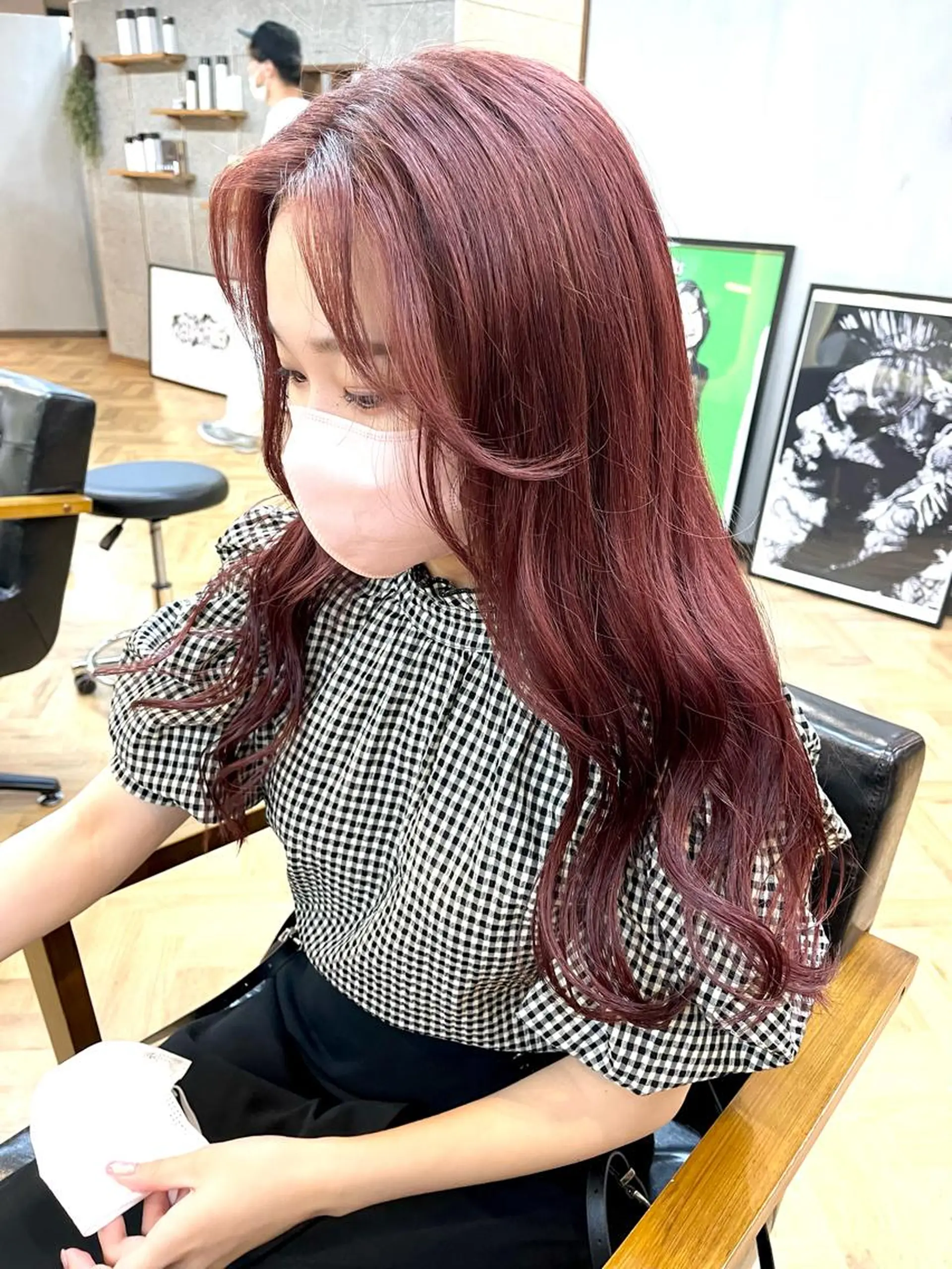 ロング カラー esu西梅田所属・ena/ブリーチなし 透明感・レイヤー🎀のヘアスタイル