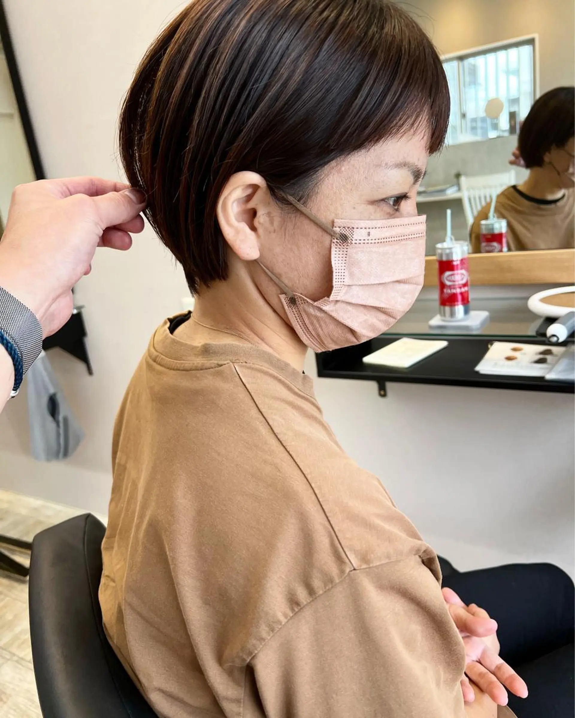 ショート ショートヘア テトネ タカシのヘアスタイル