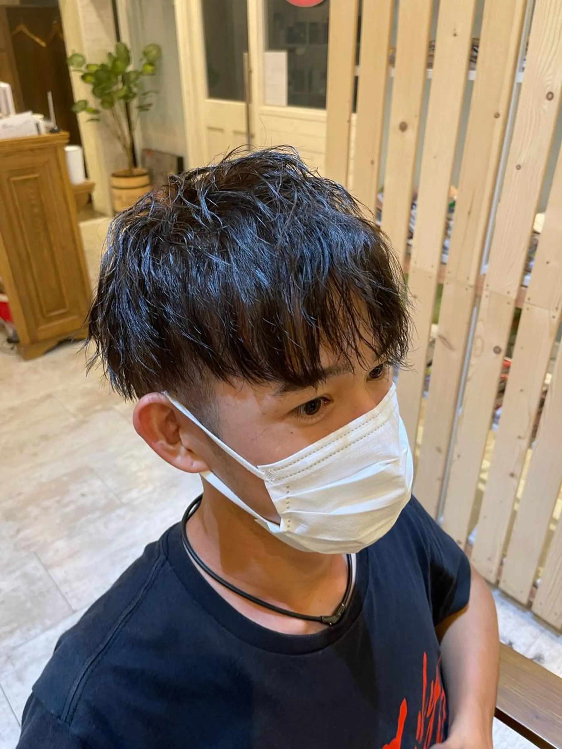 ショート ショートヘア カット パーマ 🍭透明感カラー 志賀拓海🍬🌈のヘアスタイル