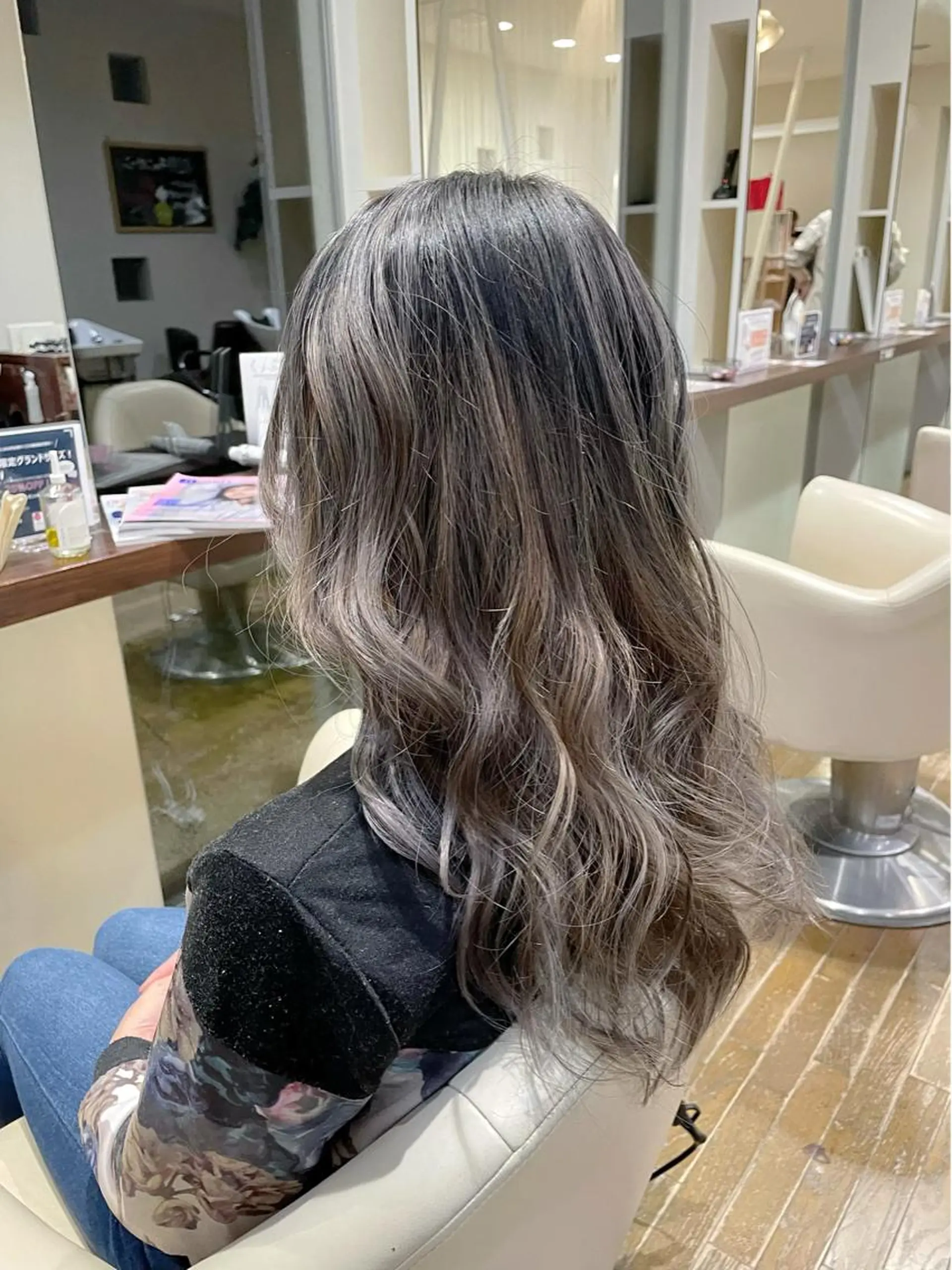 ロング カラー バレイヤージュ レイヤーカット LAP.s所属・LAP.s 中嶋　諒のヘアスタイル