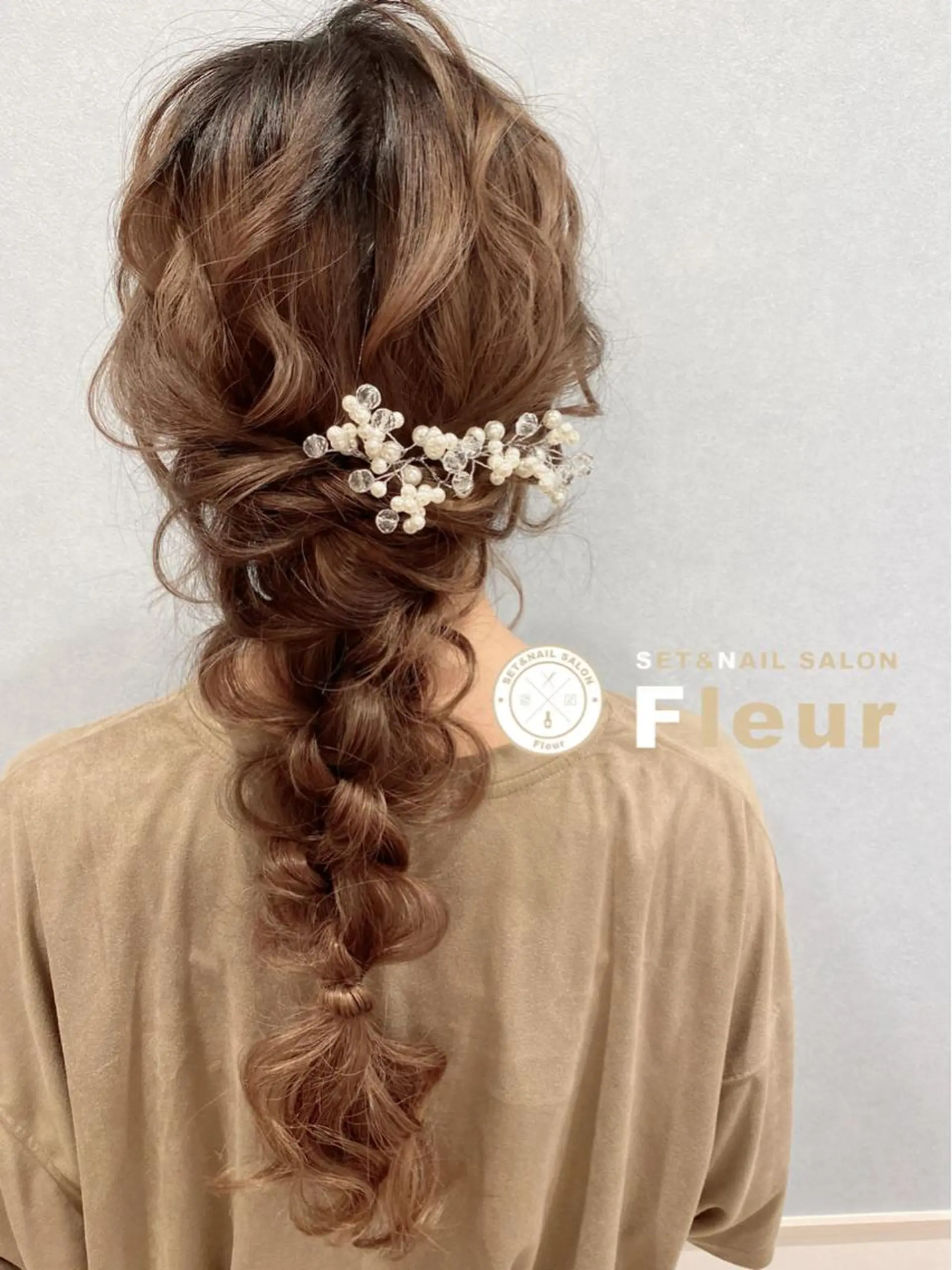 ロング ヘアアレンジ セットサロン      ラフテル所属・大阪/ヘアアレンジ /似合わせset💐のヘアスタイル